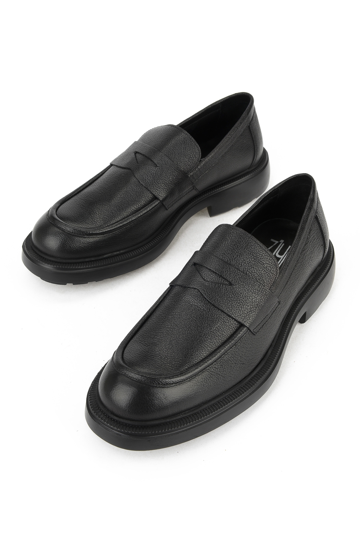 Erkek Hakiki Deri Ayakkabı 153986Z4337 Siyah - Görsel 6