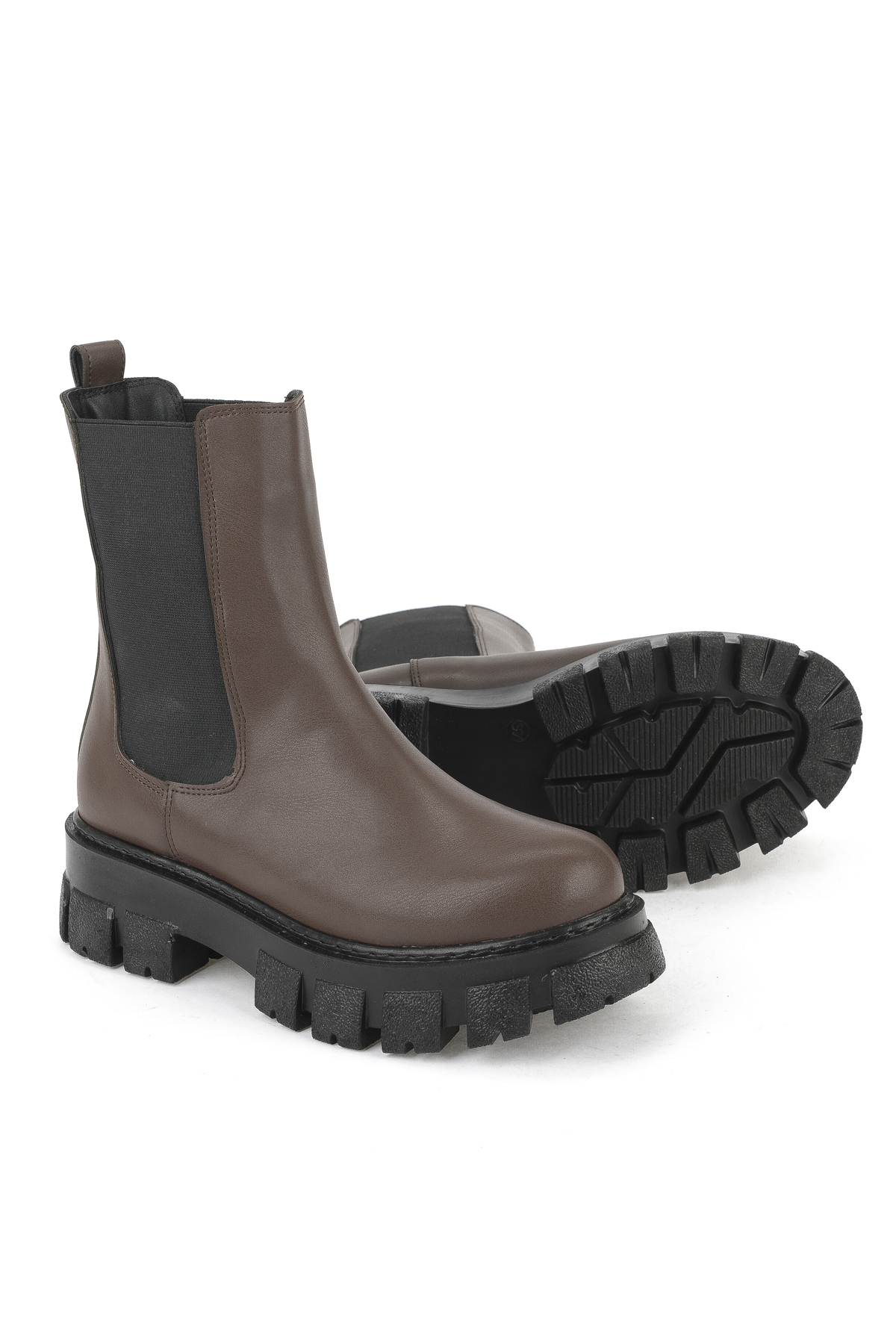 Kadın Bot 1531044Z4002 Kahve - Görsel 5