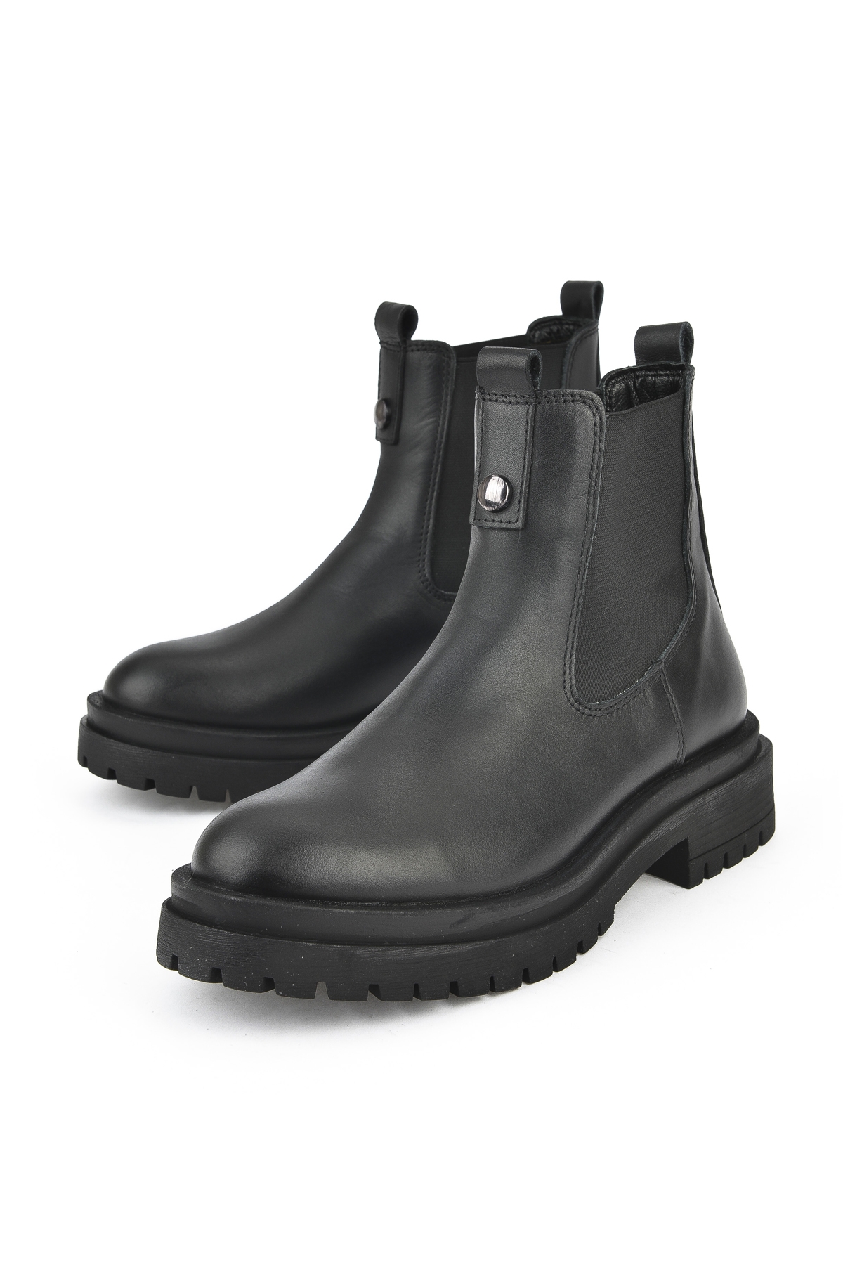 Kadın Hakiki Deri Bot 153359Z310 Siyah - Görsel 6