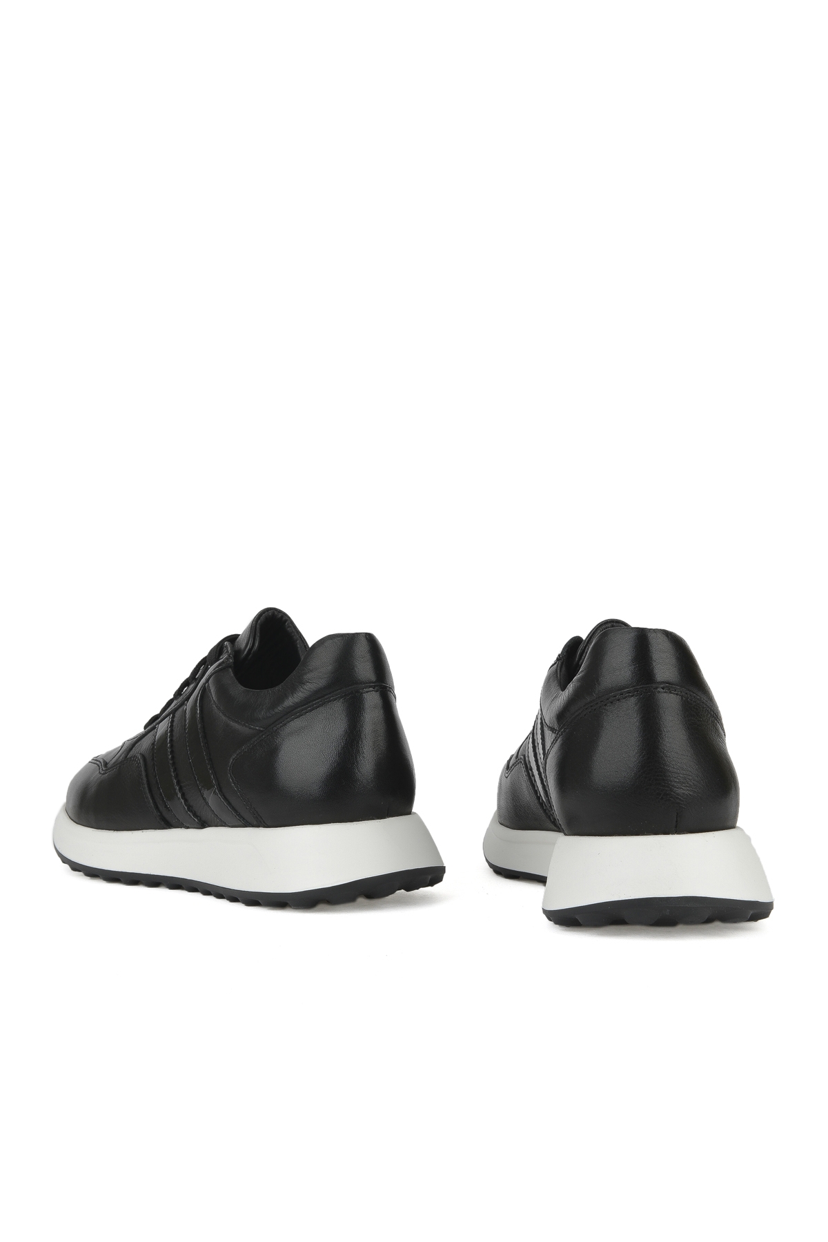 Erkek Hakiki Deri Sneaker 1531026Z315 Siyah - Görsel 4