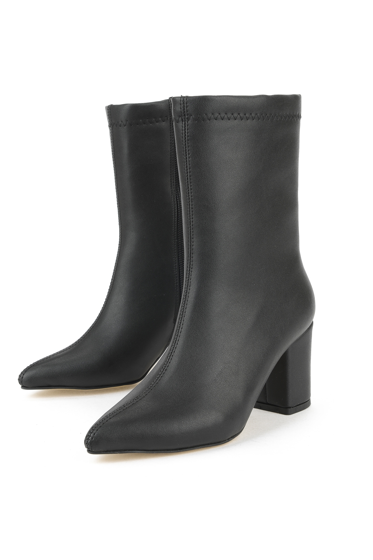 Kadın Topuklu Bot 1531044Z4006 Siyah - Görsel 6