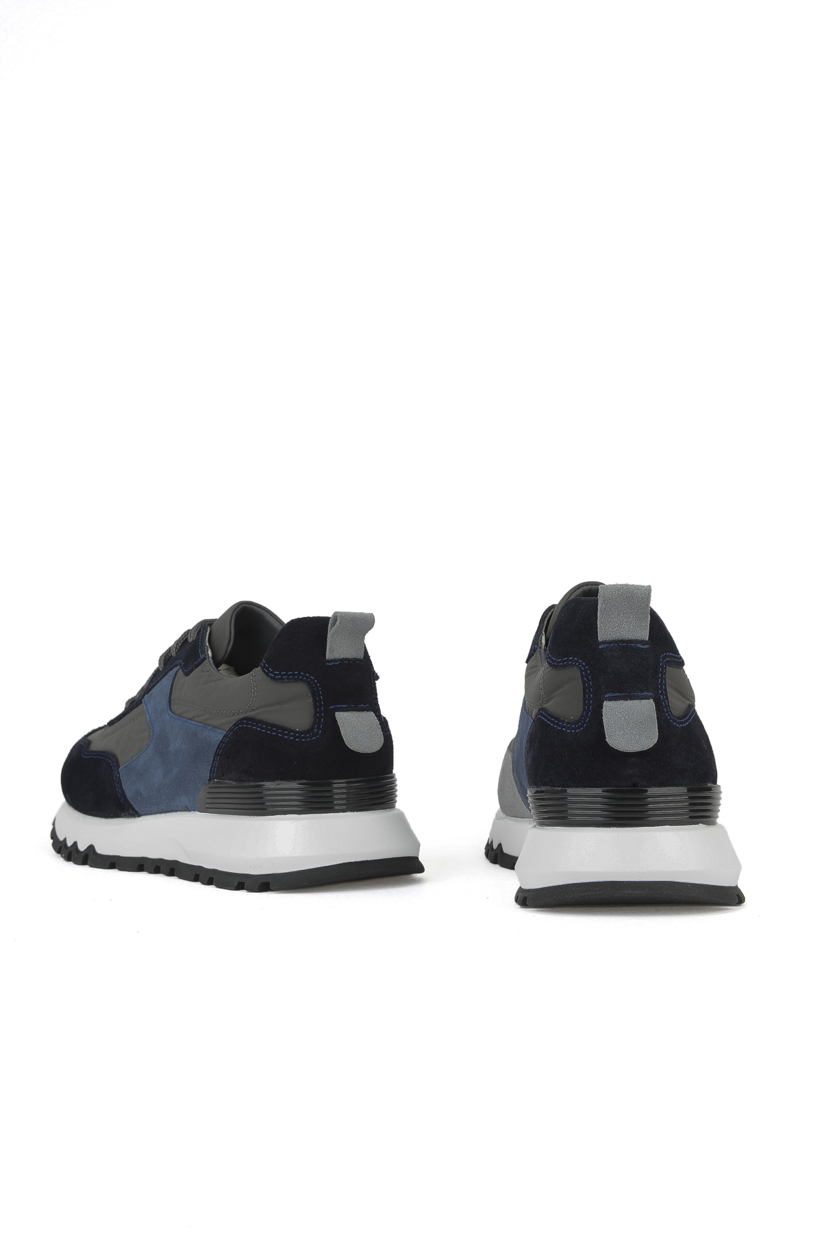 Erkek Hakiki Deri Sneaker 153983Z2600 Lacivert - Görsel 4