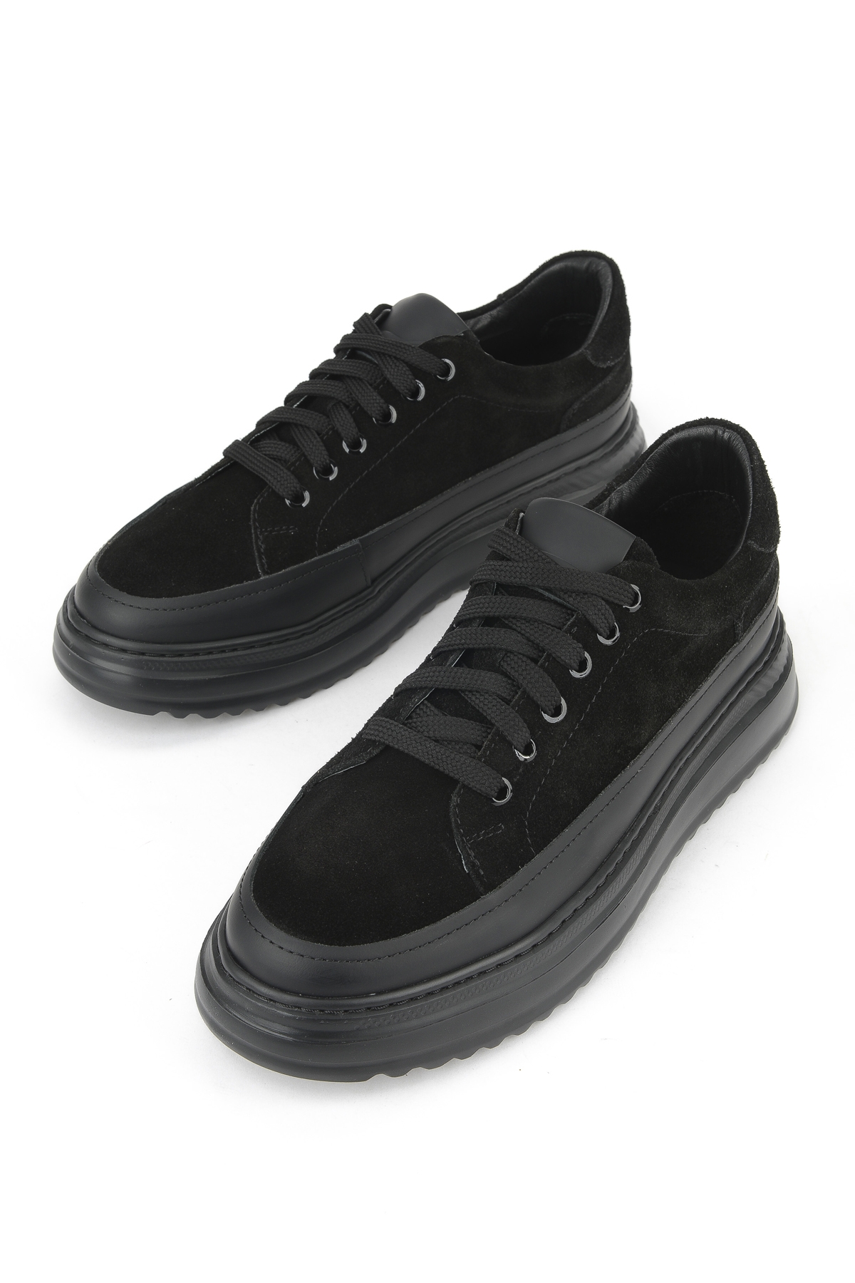 Erkek Hakiki Deri Ayakkabı 153983Z402 Siyah - Görsel 6