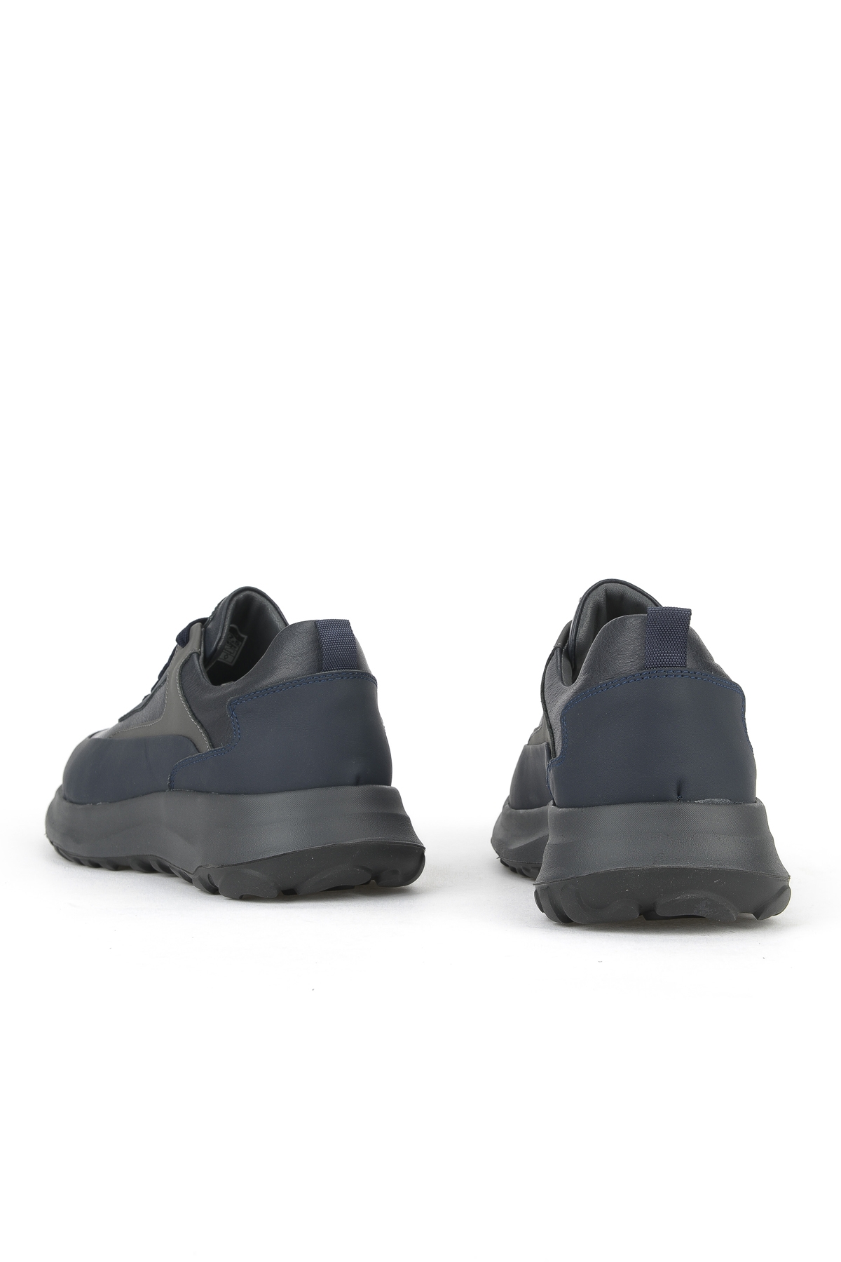 Erkek Hakiki Deri Sneaker 153983Z907 Lacivert - Görsel 4