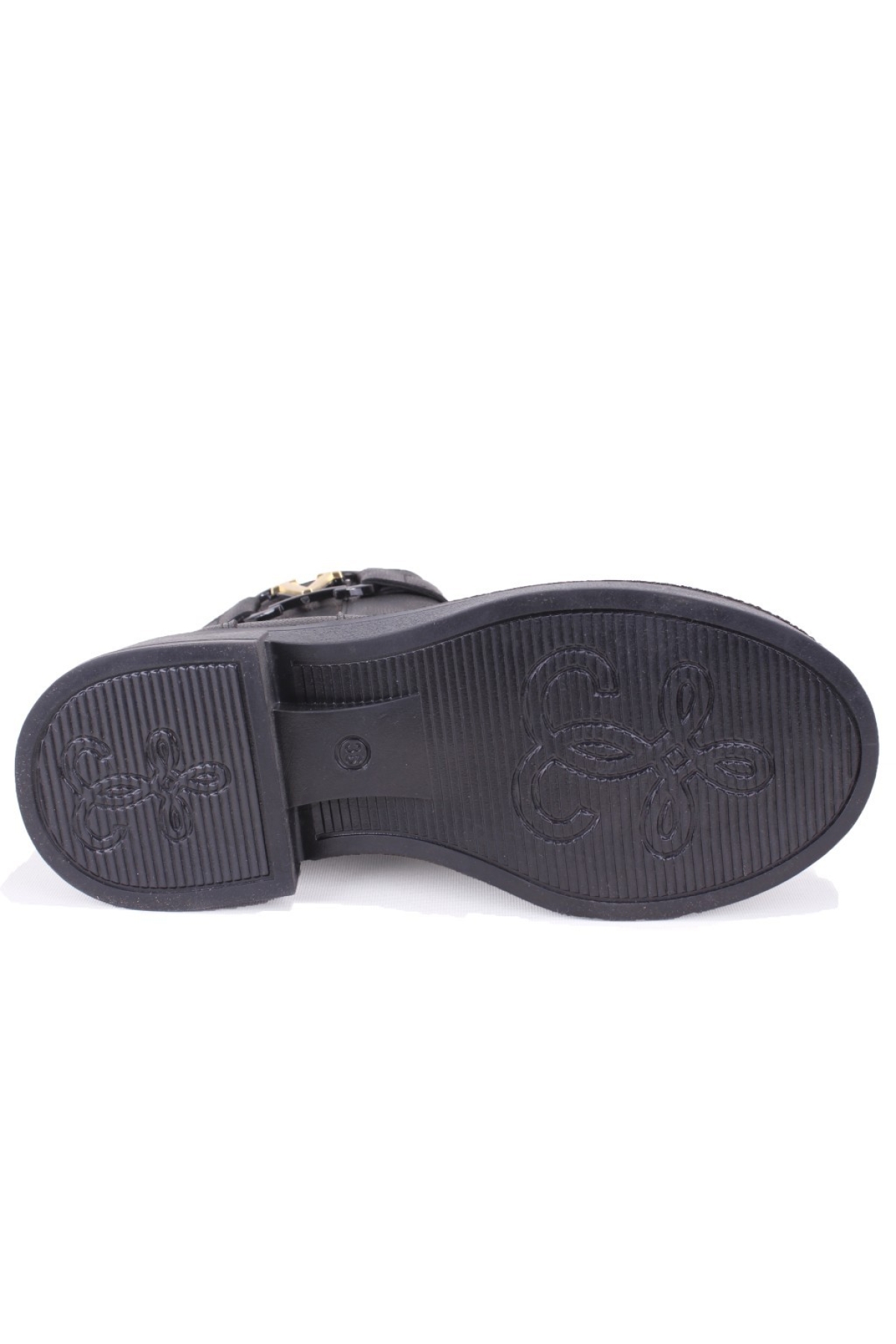 DZA07-127574 Siyah Günlük Düz Topuk Kadın Bot - Görsel 5