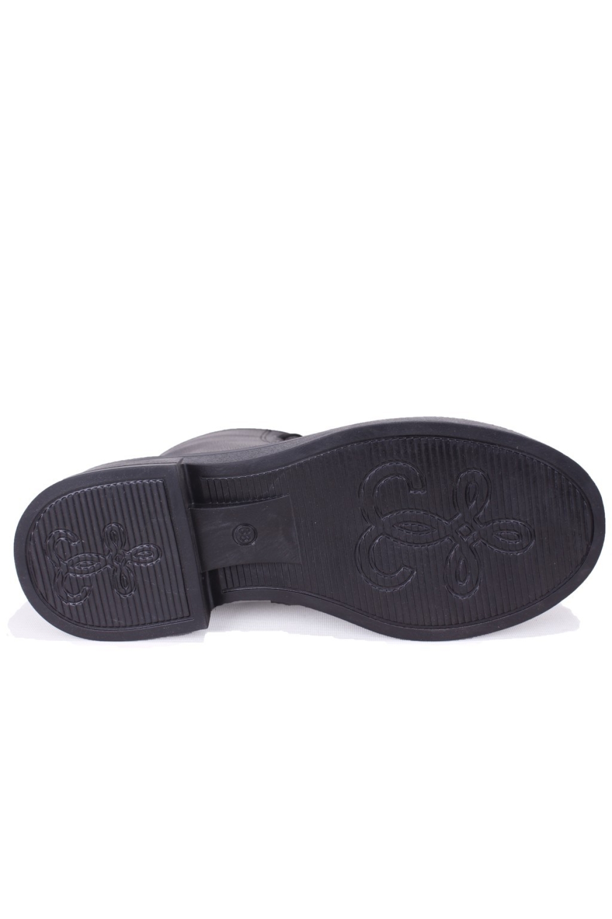 DZA07-127582 Siyah Günlük Düz Topuk Kadın Bot - Görsel 5