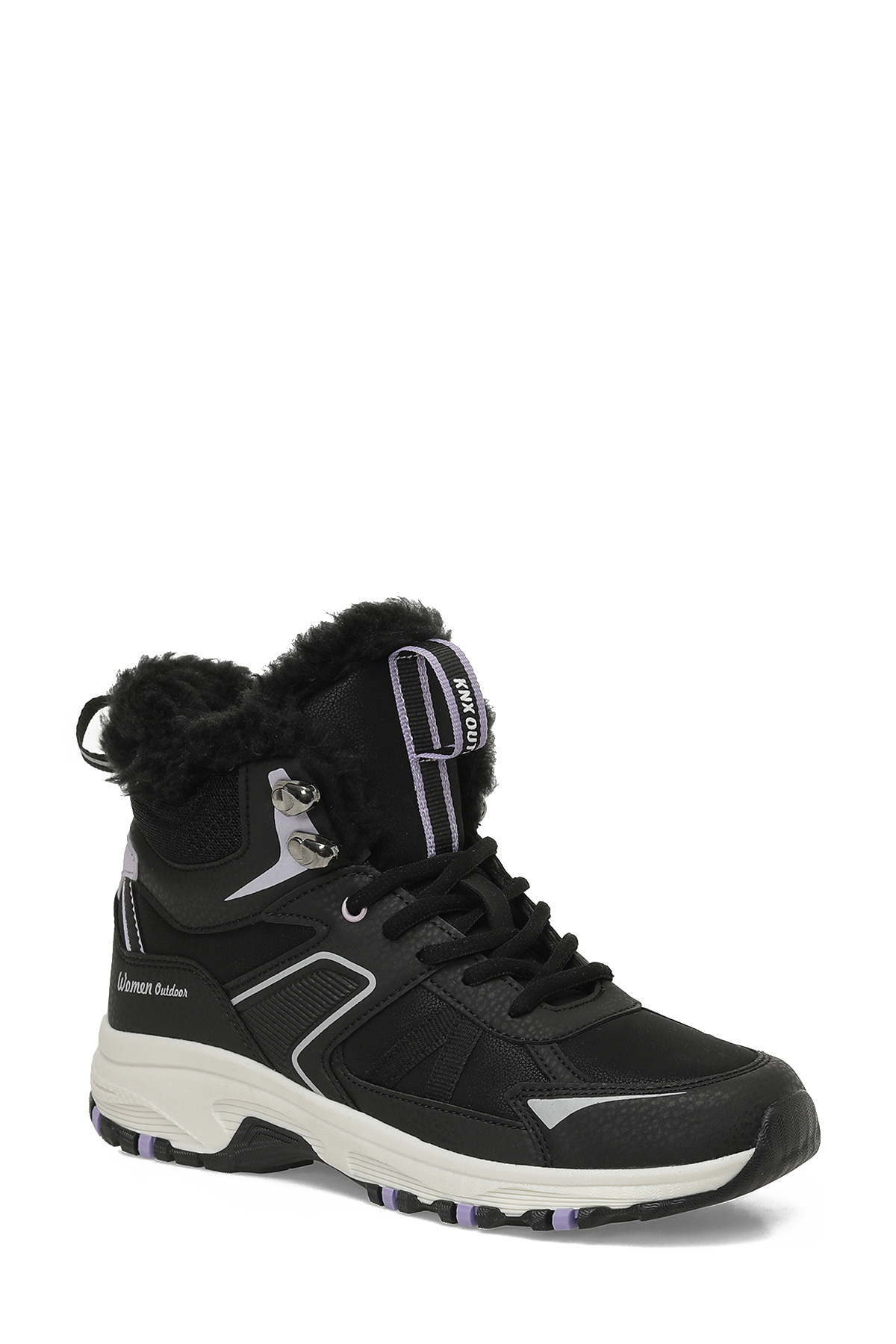 LODIE PU HI W 5PR Siyah Kadın Kürklü Bot - Görsel 3