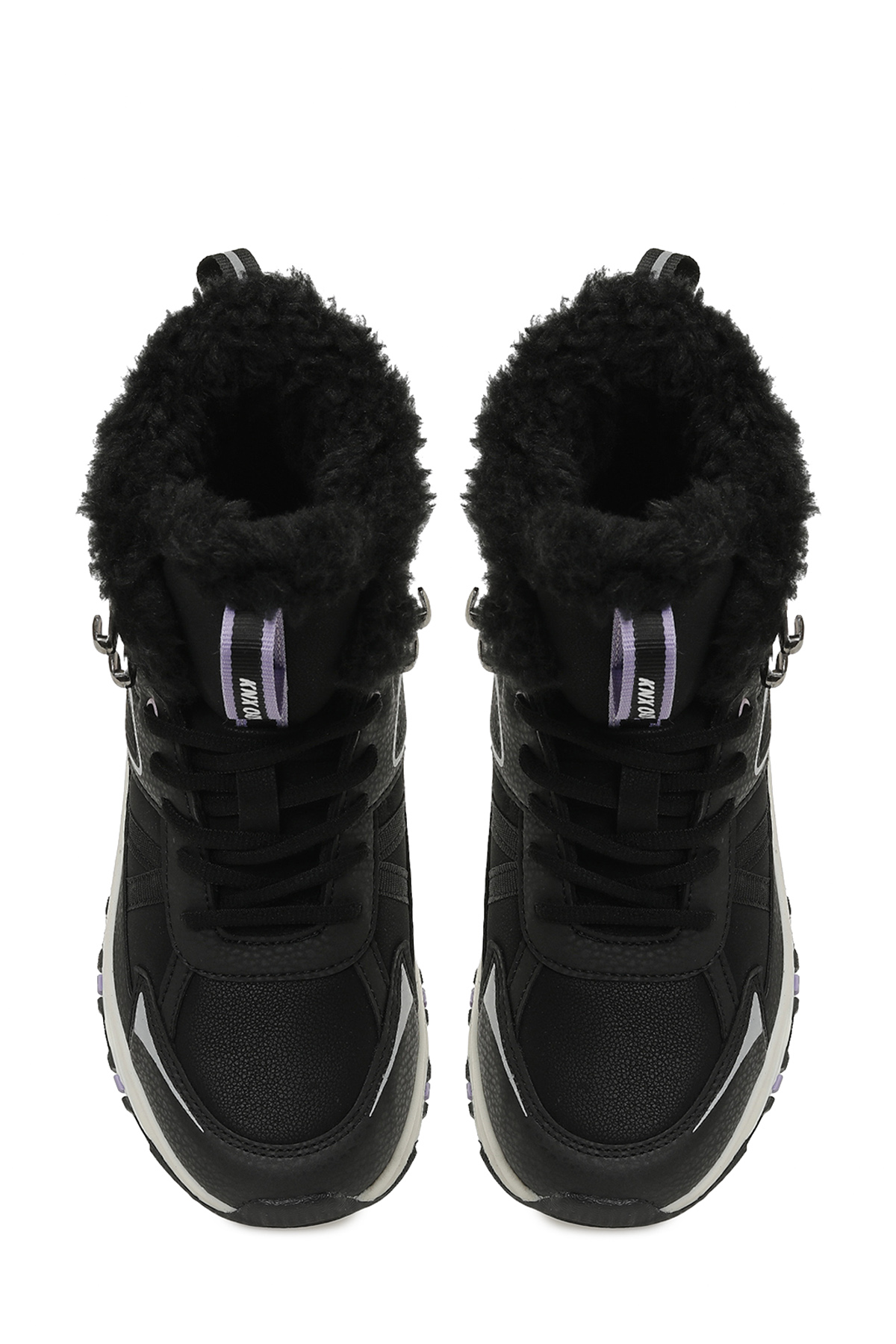 LODIE PU HI W 5PR Siyah Kadın Kürklü Bot - Görsel 5