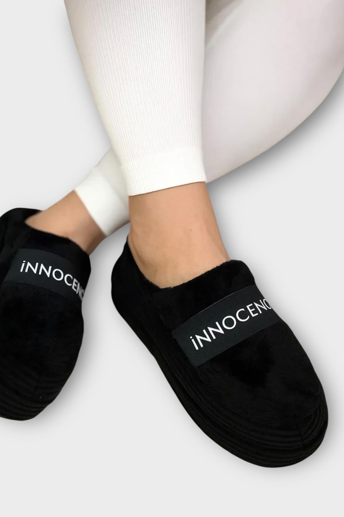 Ultra Hafif Ev Ayakkabısı Kadın Ev Terliği SİYAH - Görsel 7