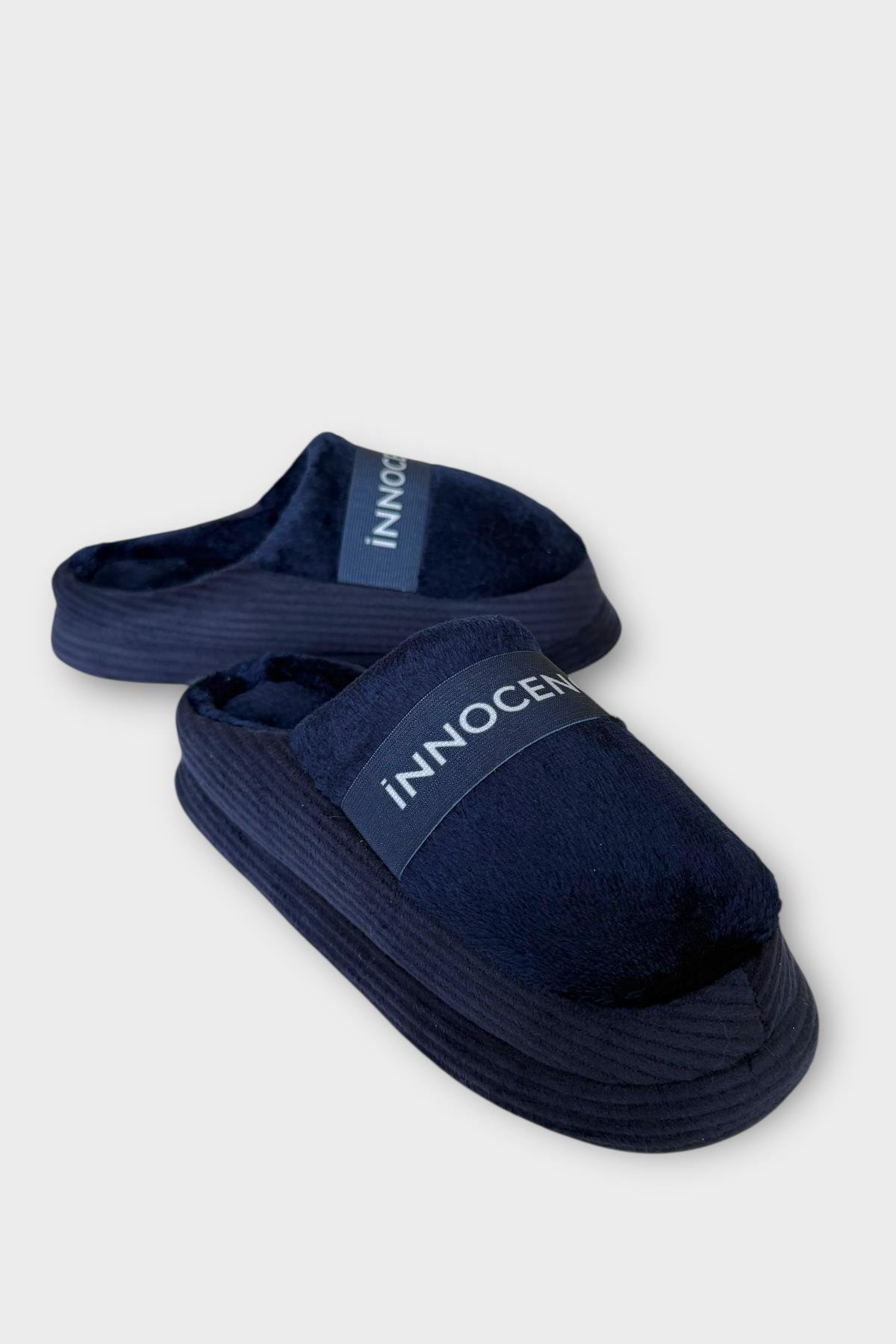 Ultra Hafif Ev Ayakkabısı Kadın Ev Terliği LACİVERT - Görsel 3
