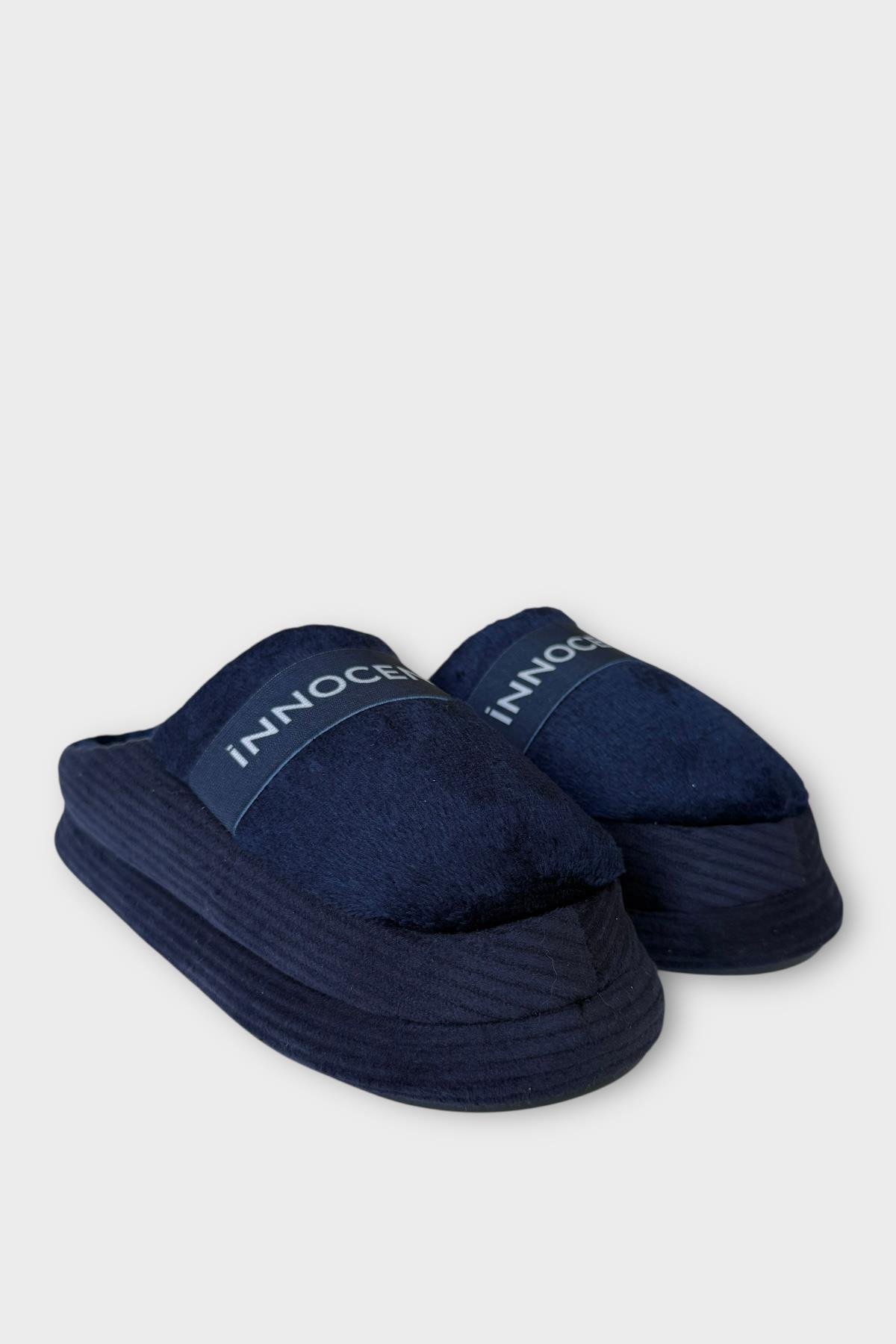Ultra Hafif Ev Ayakkabısı Kadın Ev Terliği LACİVERT - Görsel 4