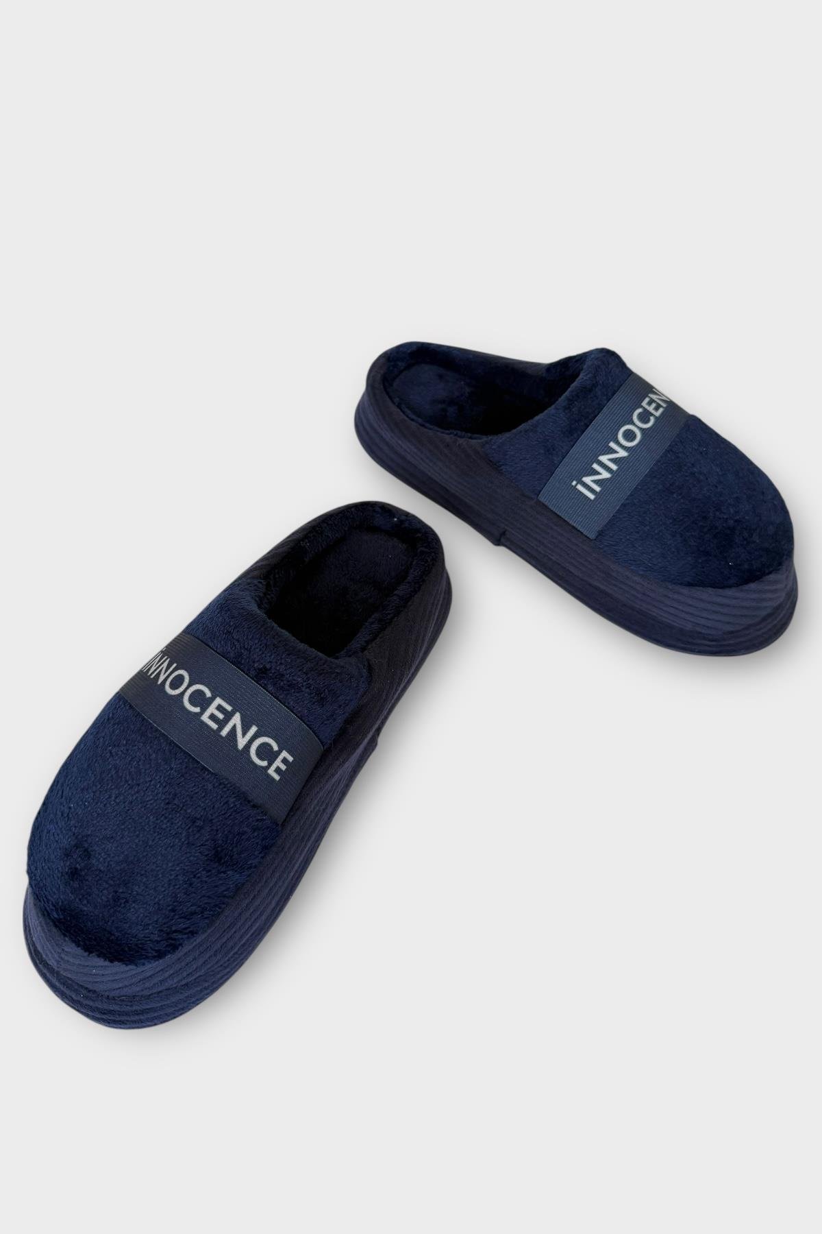Ultra Hafif Ev Ayakkabısı Kadın Ev Terliği LACİVERT - Görsel 5