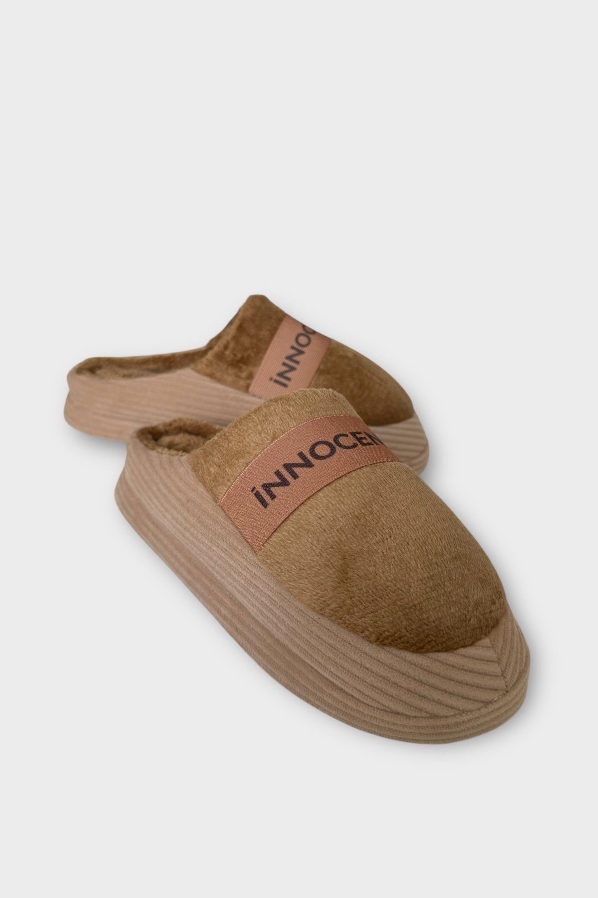 Ultra Hafif Ev Ayakkabısı Kadın Ev Terliği VİZON - Görsel 3