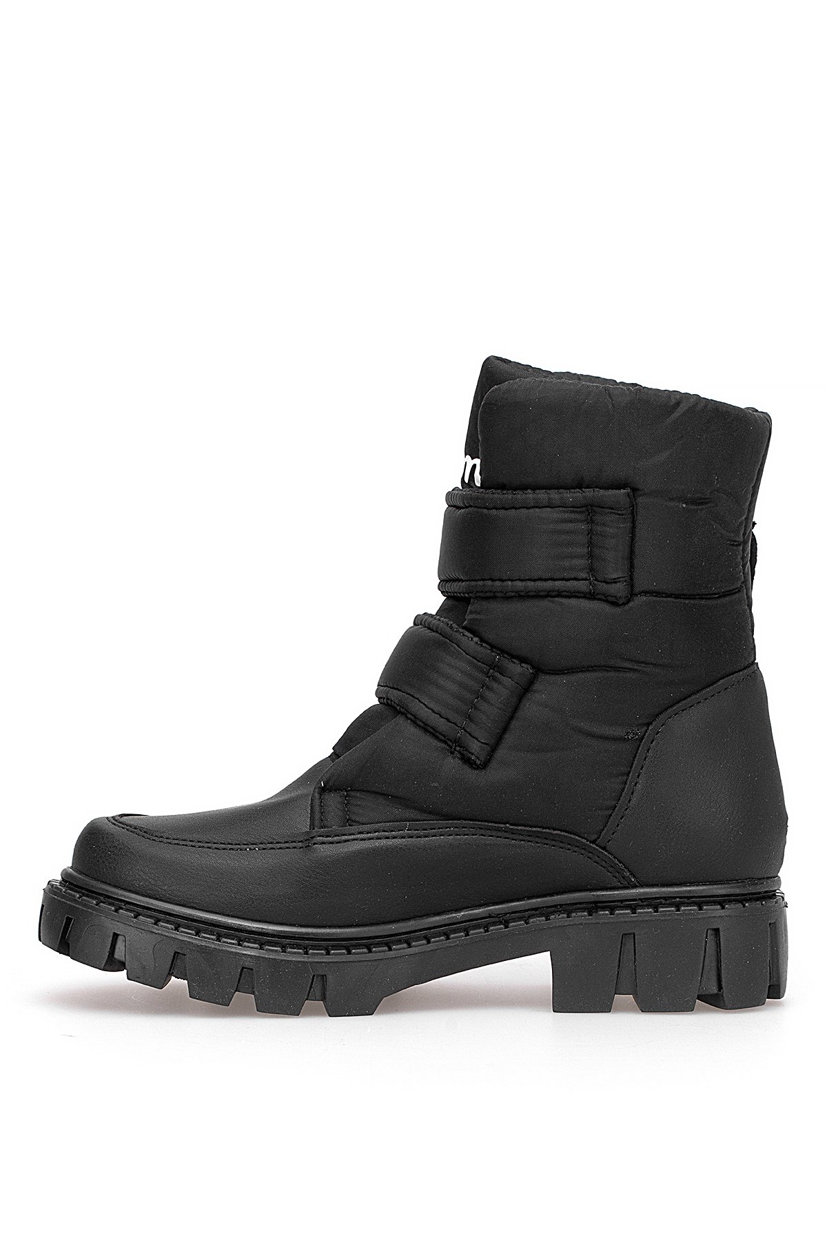 252-3561FT Filet Kız Çocuk Düz Bot Siyah - Görsel 4