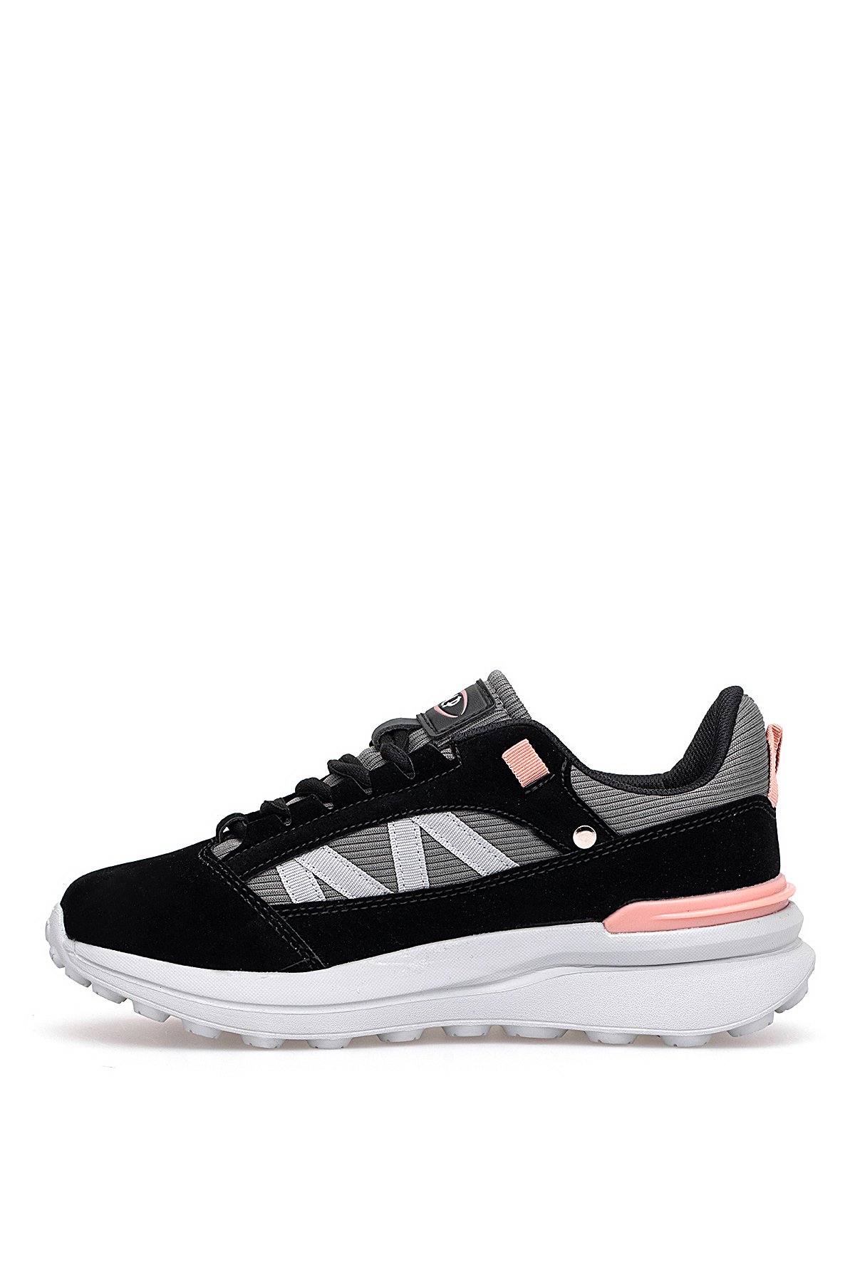 252-6054ZN Kadın Klasik Sneaker Siyah - Gri - Görsel 4