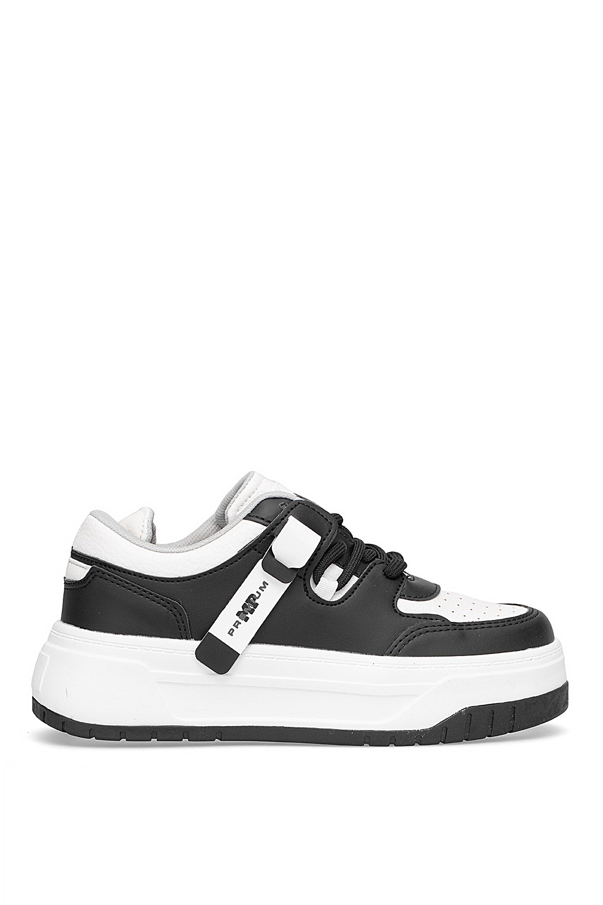 252-6125ZN Kadın Klasik Sneaker Siyah - Beyaz - Görsel 2