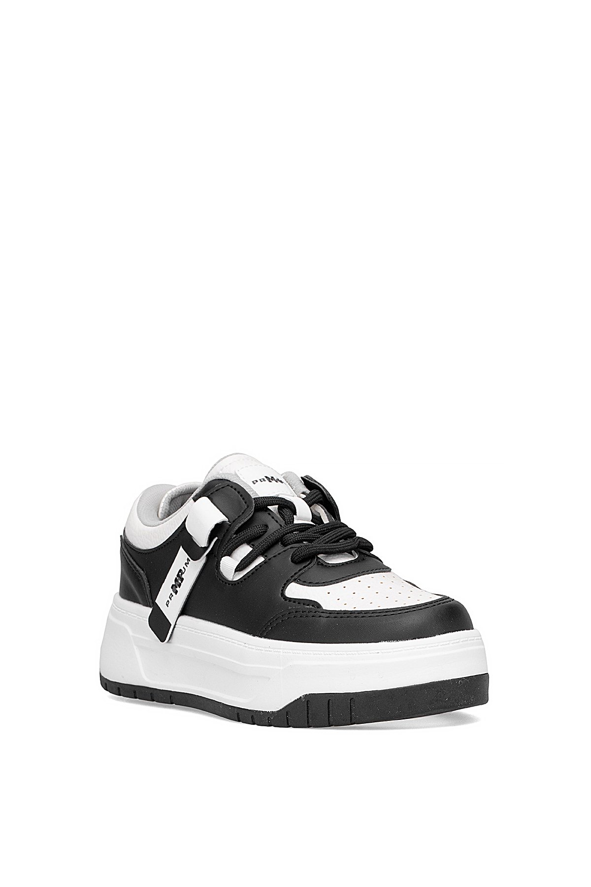 252-6125ZN Kadın Klasik Sneaker Siyah - Beyaz - Görsel 3