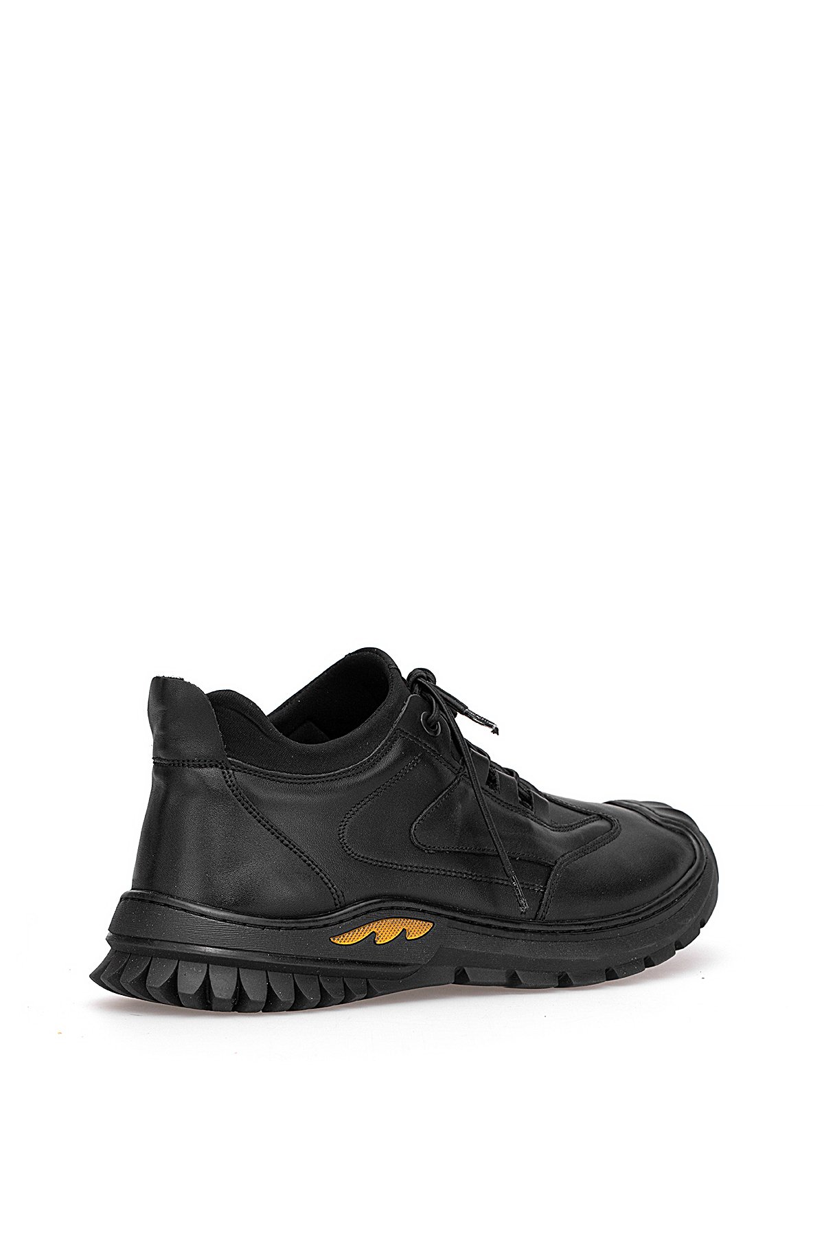 Elit 25KNBL5015 Erkek Hakiki Deri Casual Ayakkabı Siyah - Görsel 5