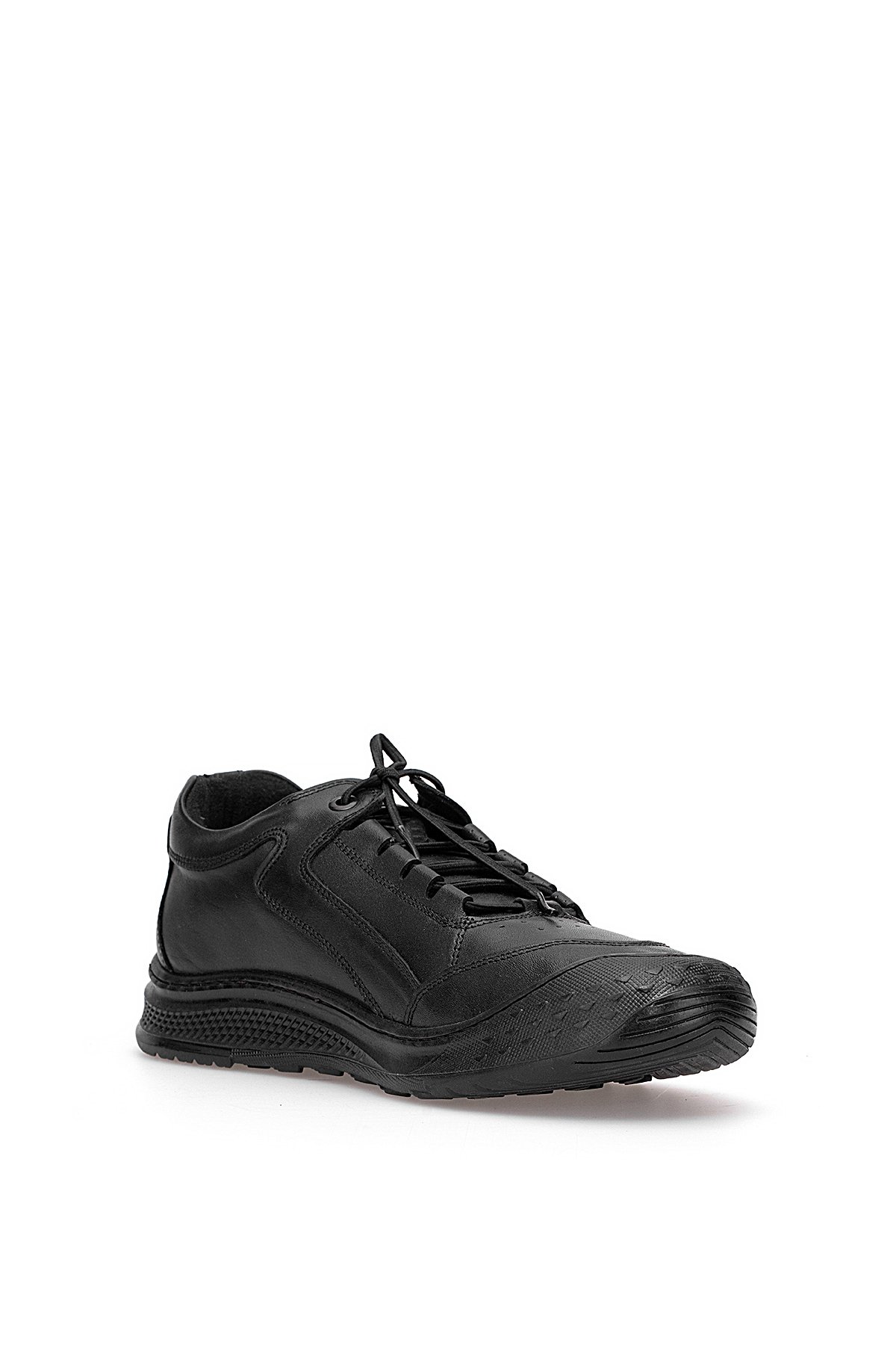 Elit 25KNBL4029 Erkek Hakiki Deri Casual Ayakkabı Siyah - Görsel 3