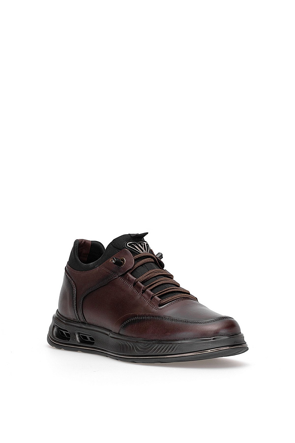 M159 Erkek Hakiki Deri Casual Ayakkabı Kahverengi - Görsel 3