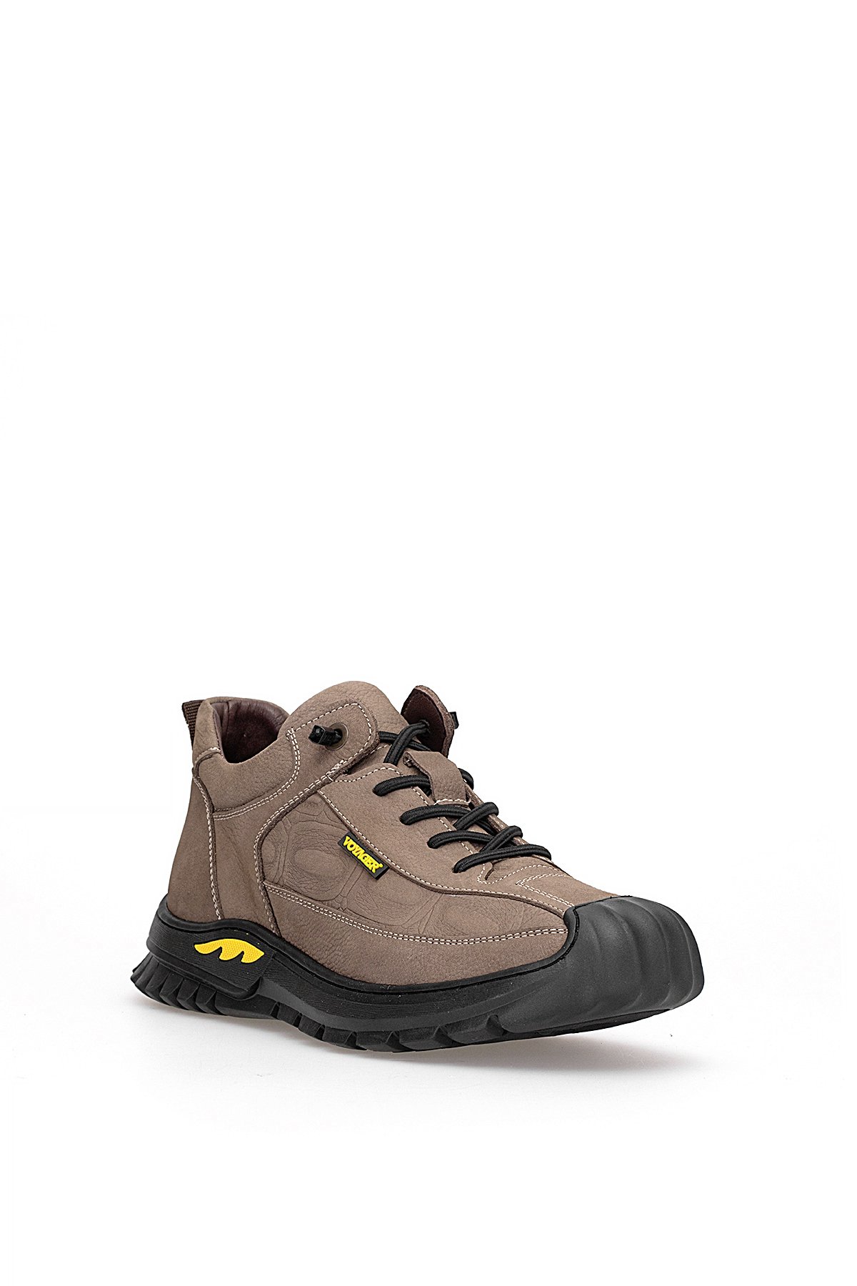 1040 Erkek Hakiki Deri Casual Ayakkabı Vizon - Görsel 3