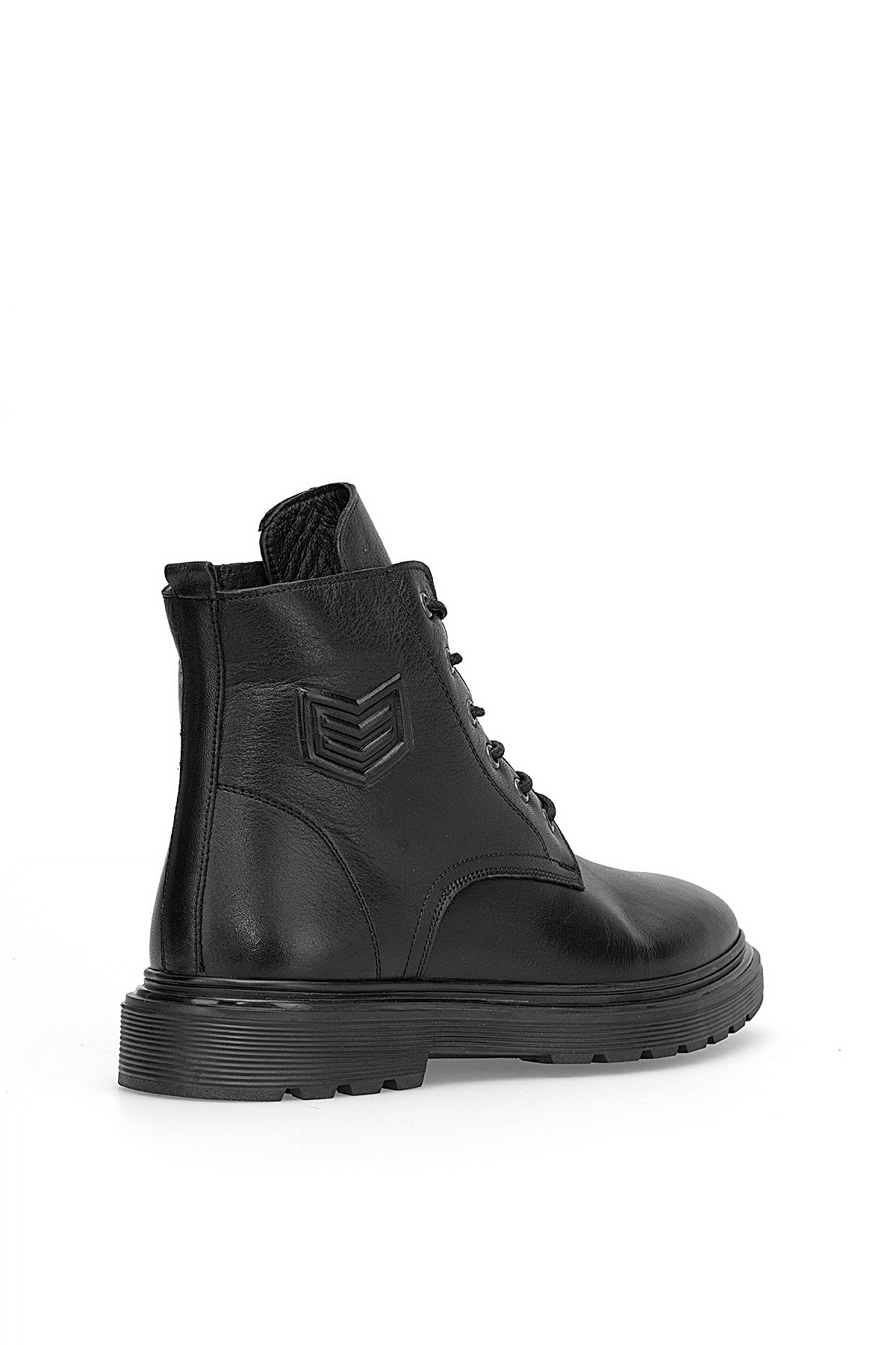 1034 Erkek Hakiki Deri Klasik Bot Siyah - Görsel 5