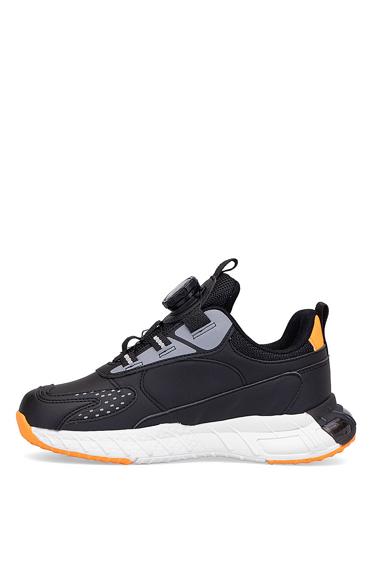 FK25-2024 Filet Erkek Çocuk Yürüyüş Ayakkabısı Siyah - Turuncu - Görsel 4