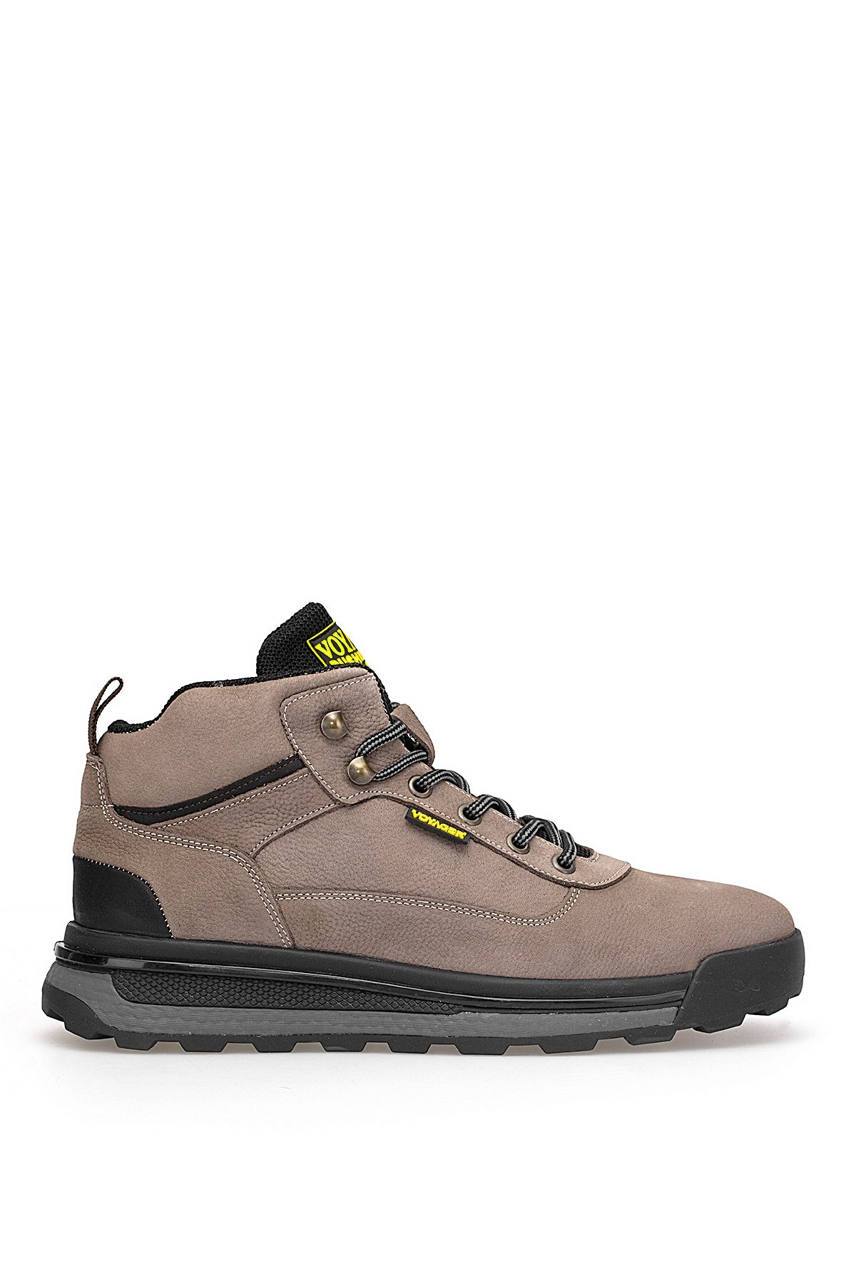 6973 Erkek Hakiki Deri Düz Bot Vizon - Görsel 2