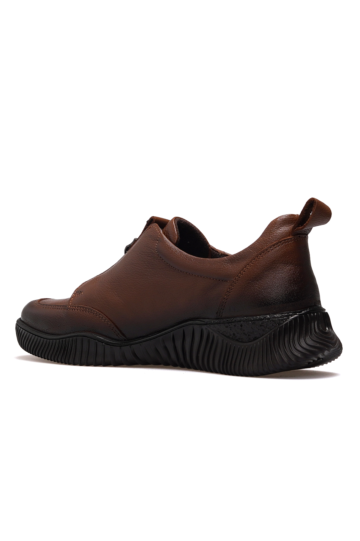 Kadın Hakiki Deri Casual Günlük Ayakkabı 25k 1953843k Z Taba - Görsel 4