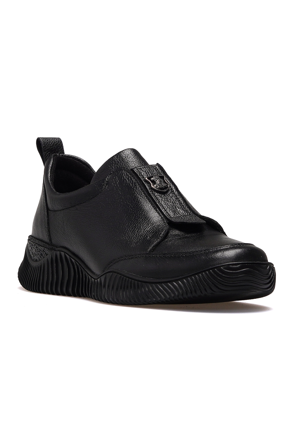 Kadın Hakiki Deri Casual Günlük Ayakkabı 25k 1953843k Z Siyah - Görsel 5