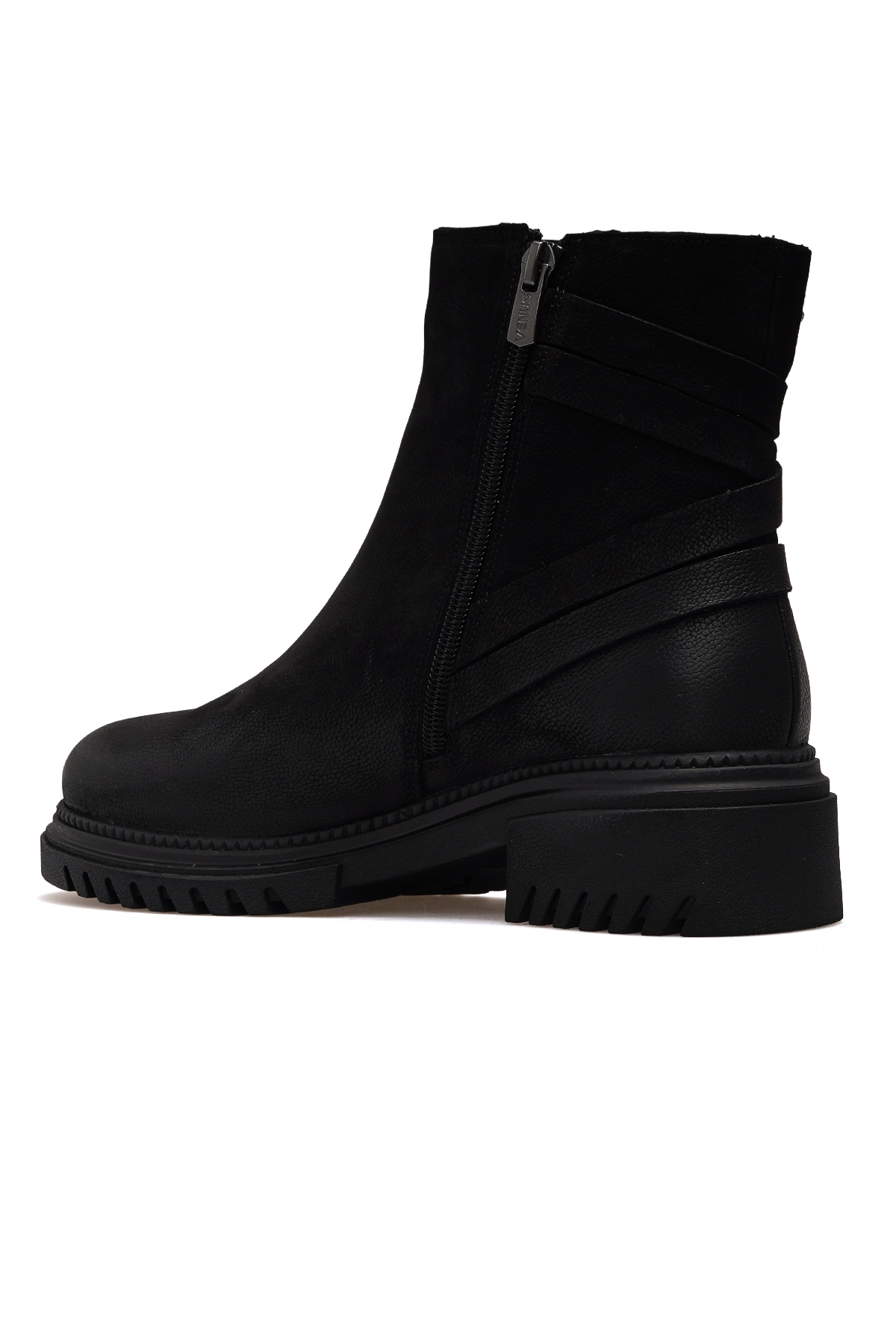 Kadın Hakiki Deri Casual Günlük Bot 25k 1950860k Z Siyah Nubuk - Görsel 4