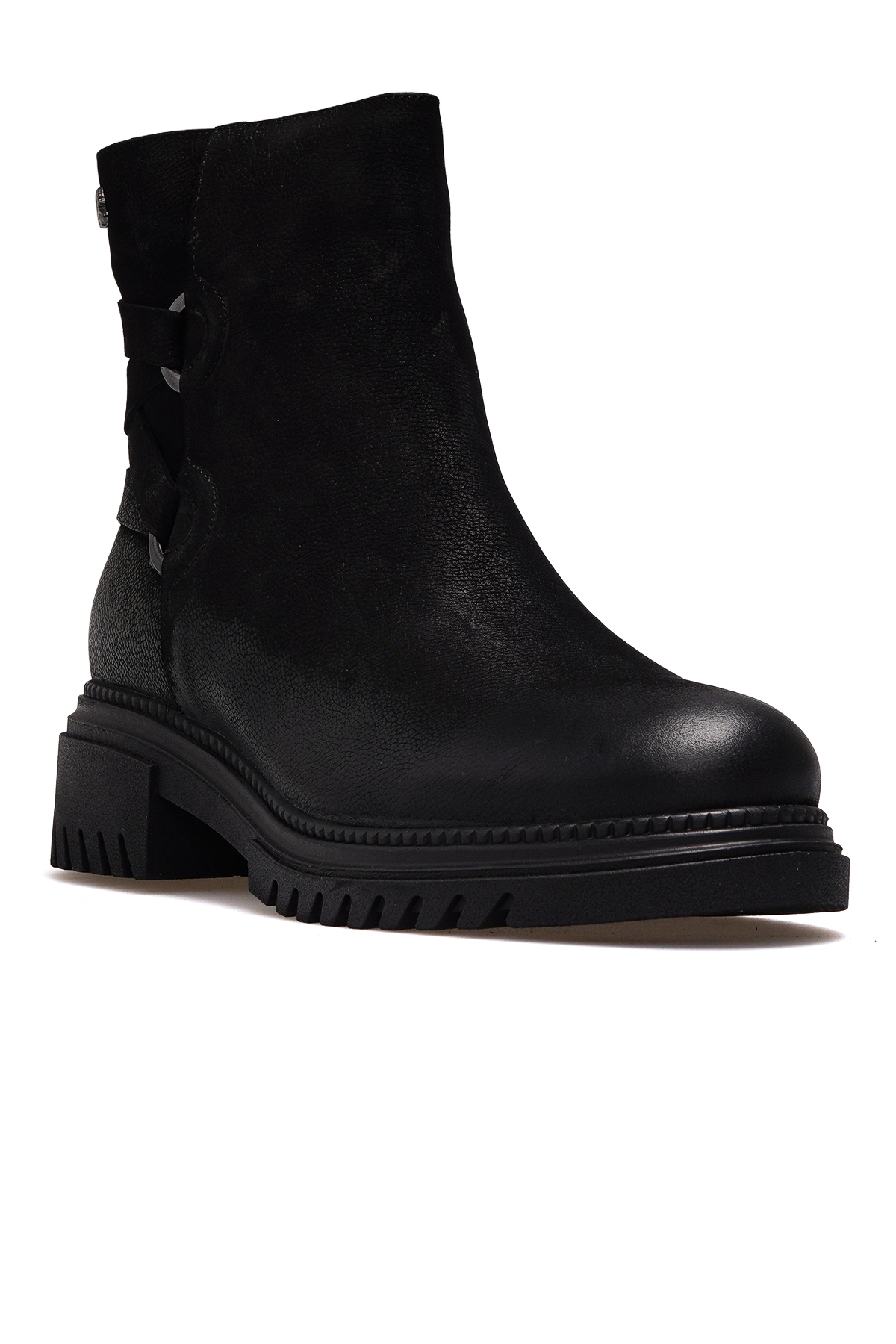 Kadın Hakiki Deri Casual Günlük Bot 25k 1950860k Z Siyah Nubuk - Görsel 5