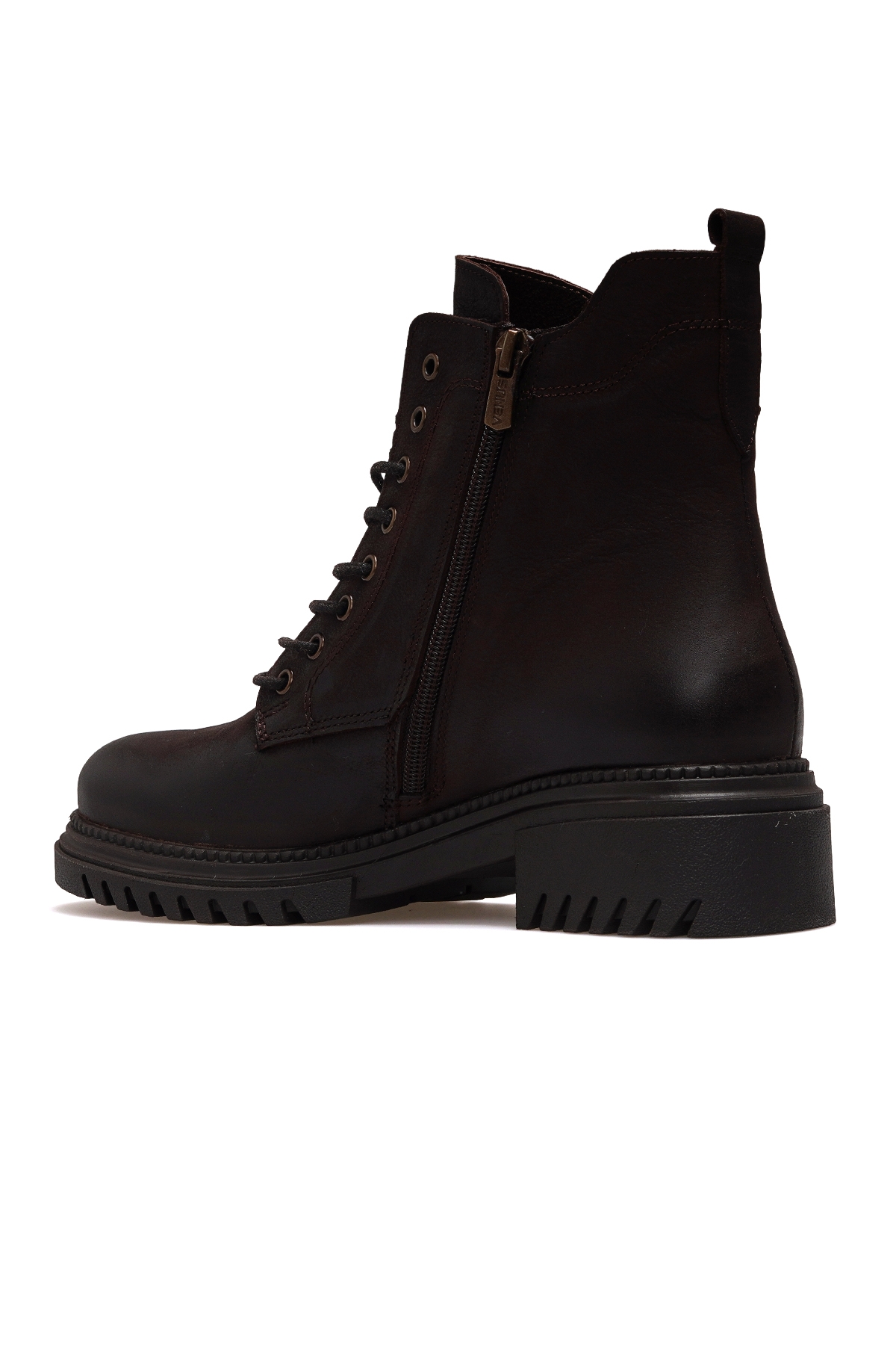 Kadın Hakiki Deri Postal Günlük Bot 25k 1950865k Z Koyu Kahve - Görsel 4