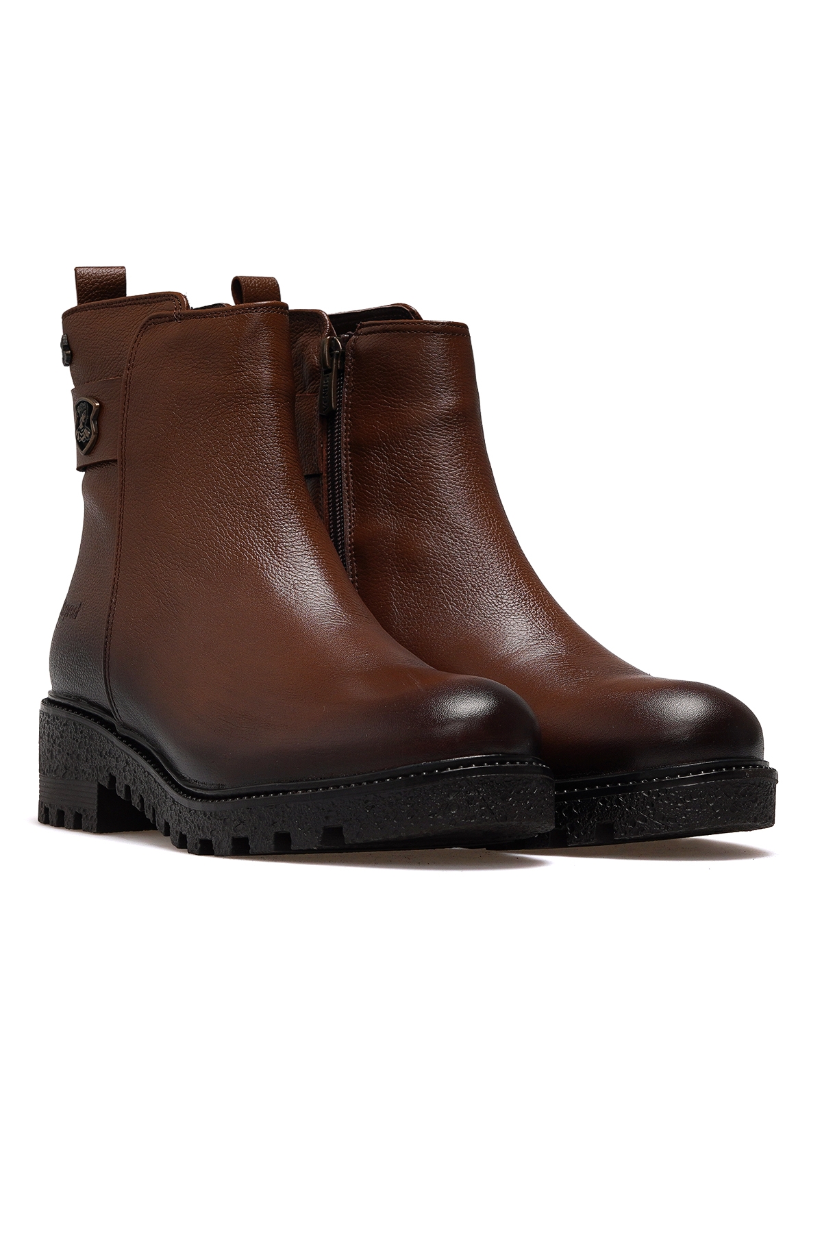 Kadın Hakiki Deri Su Geçirmez Casual Günlük Bot 25k 1950839k Z Taba - Görsel 6