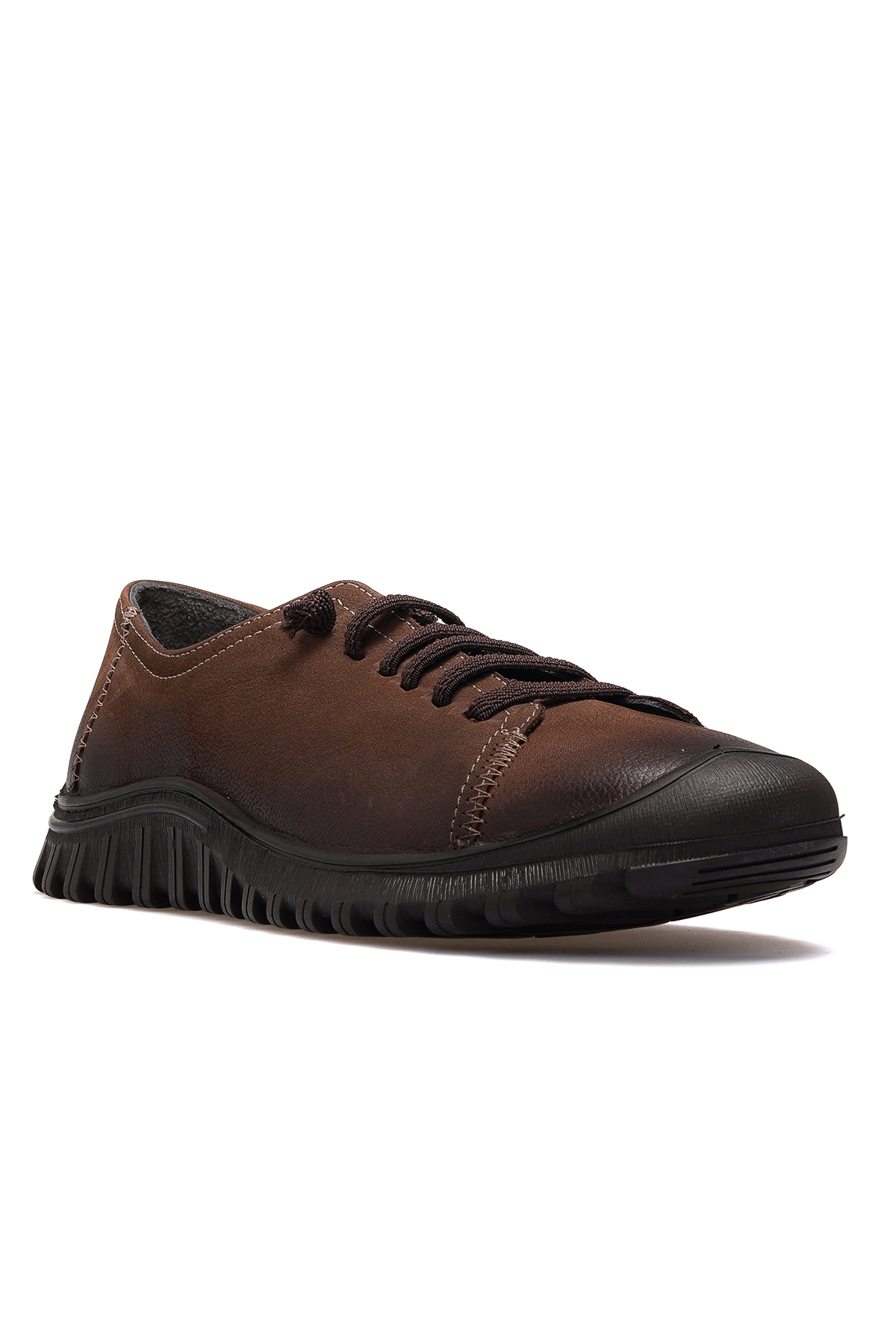 Kadın Hakiki Deri Casual Günlük Ayakkabı 25k 2413532k Z Vizon Nubuk - Görsel 5