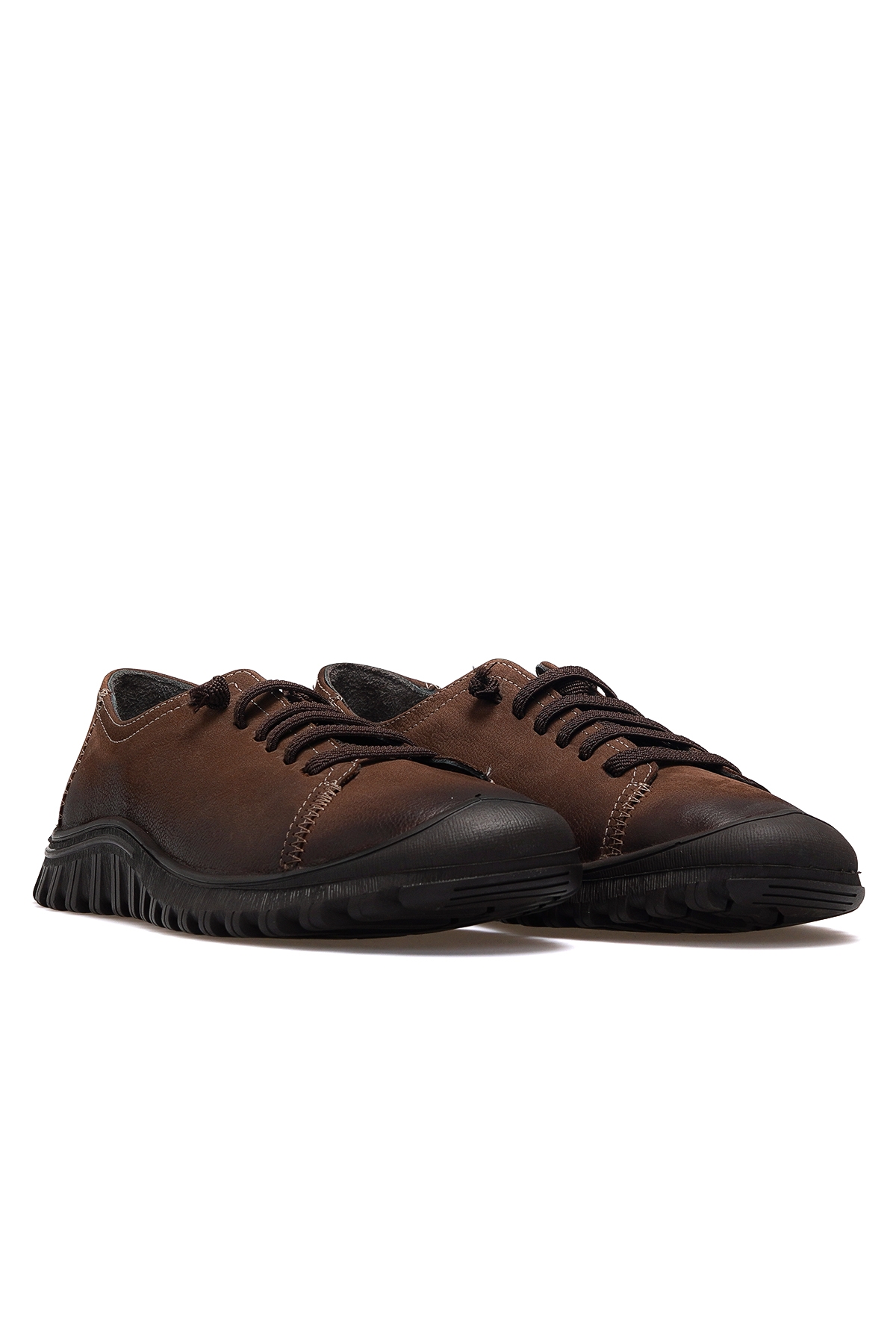 Kadın Hakiki Deri Casual Günlük Ayakkabı 25k 2413532k Z Vizon Nubuk - Görsel 6