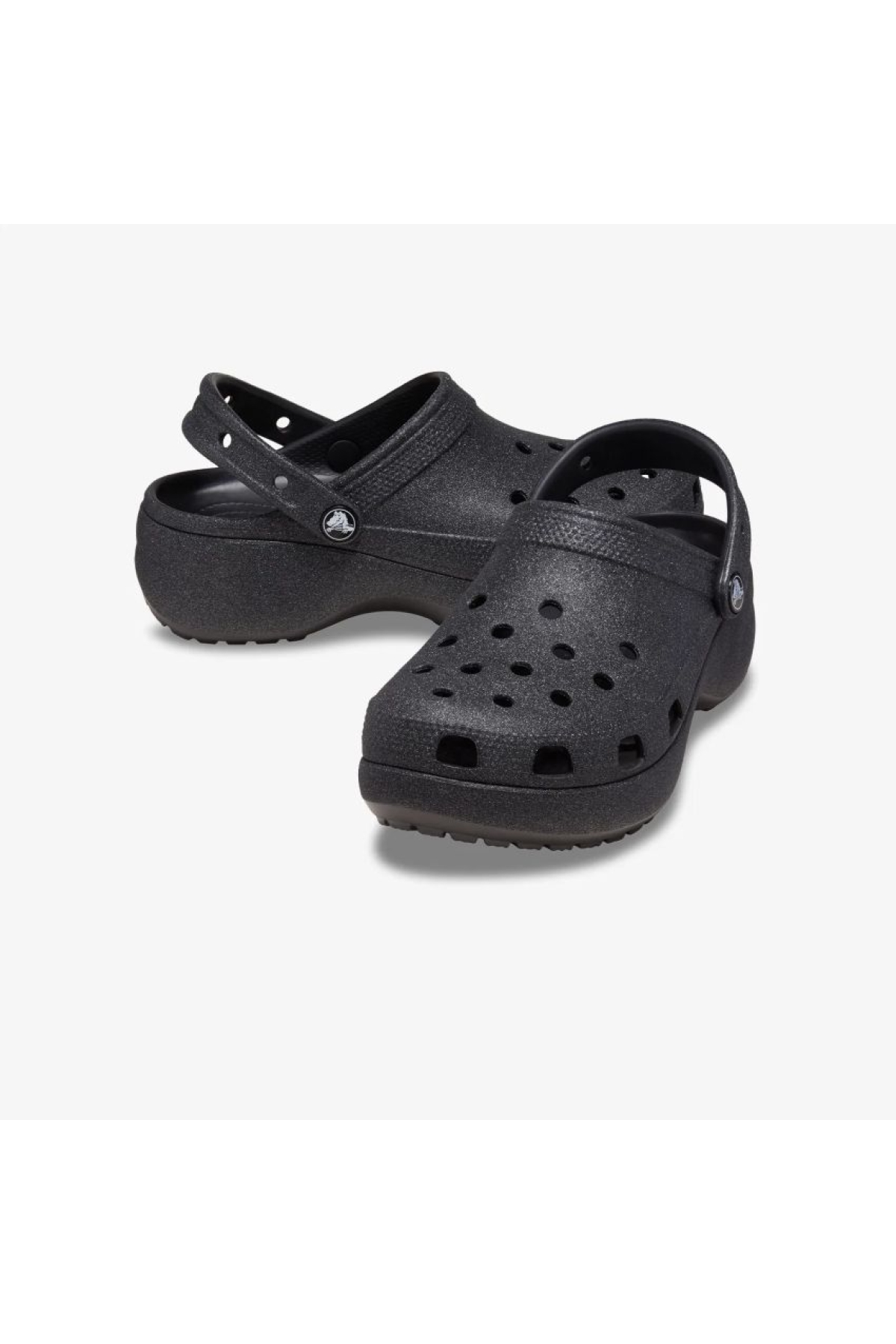 Classic Platform Glitter Clogw Kadın Siyah Terlik 207241-001 - Görsel 3