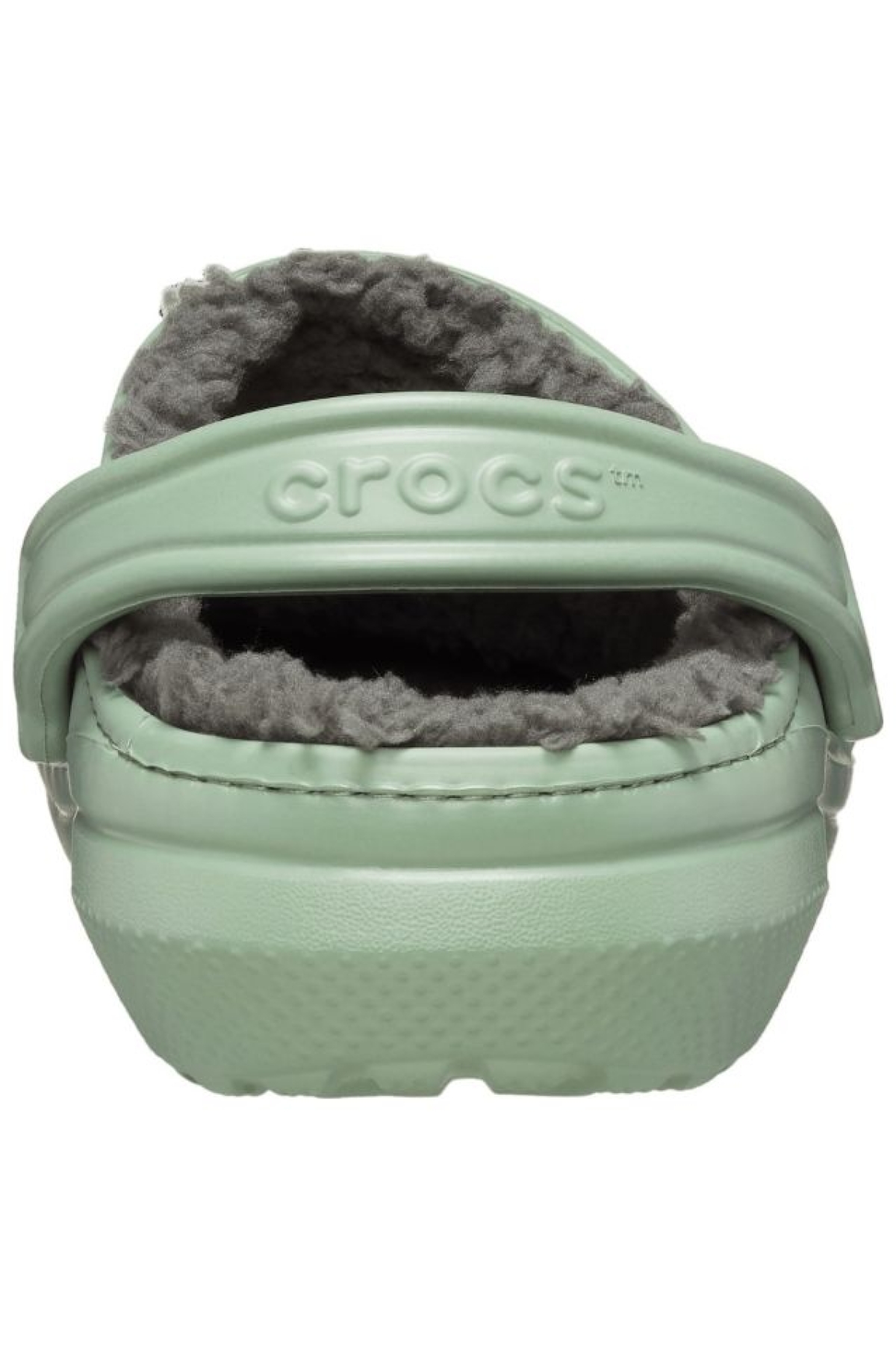 Classic Lined Clog Unisex Yeşil İçi Yünlü Günlük Terlik 203591-3WP - Görsel 4