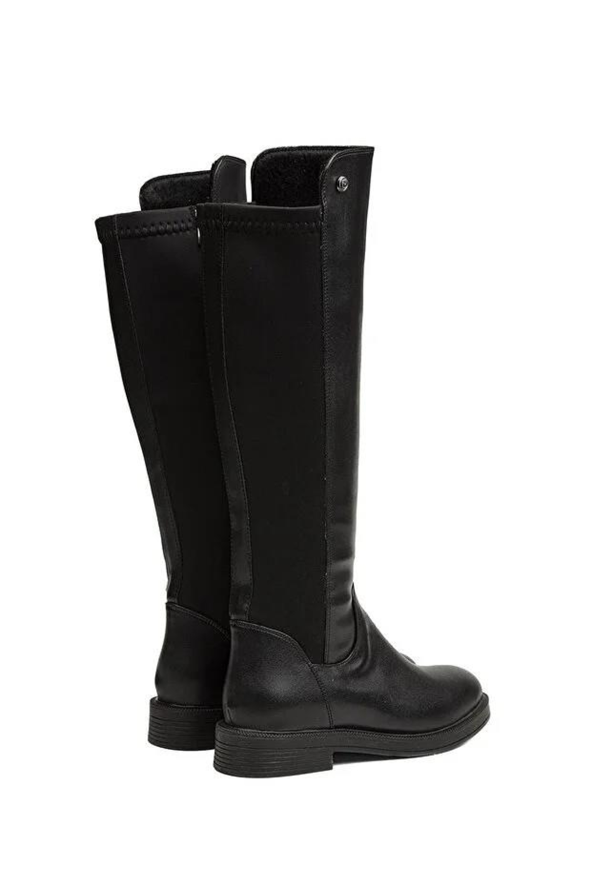 52066 Siyah Cilt Arkası Strej Kaymaz Taban Kadın Çizme - Görsel 3