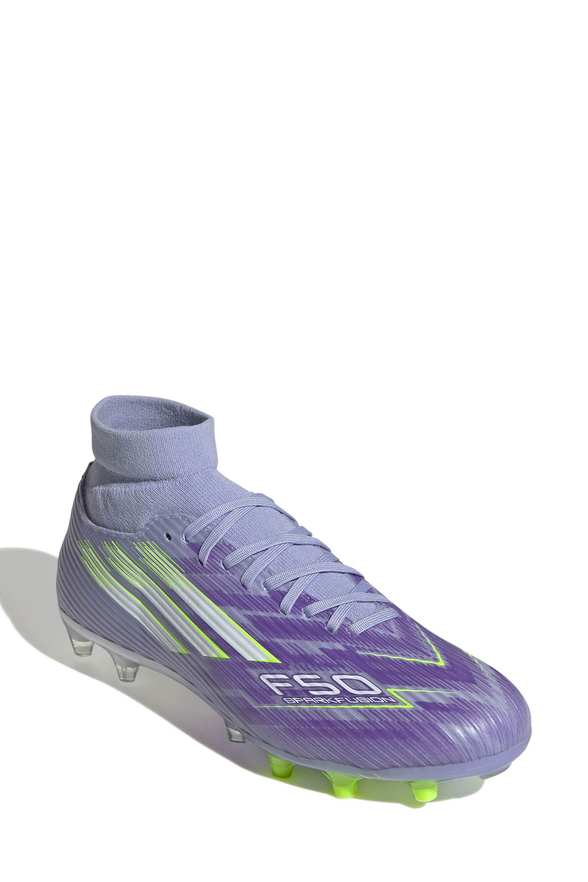 adidas F50 SPARKFUSION LEA Mor Kadın Krampon - Görsel 3