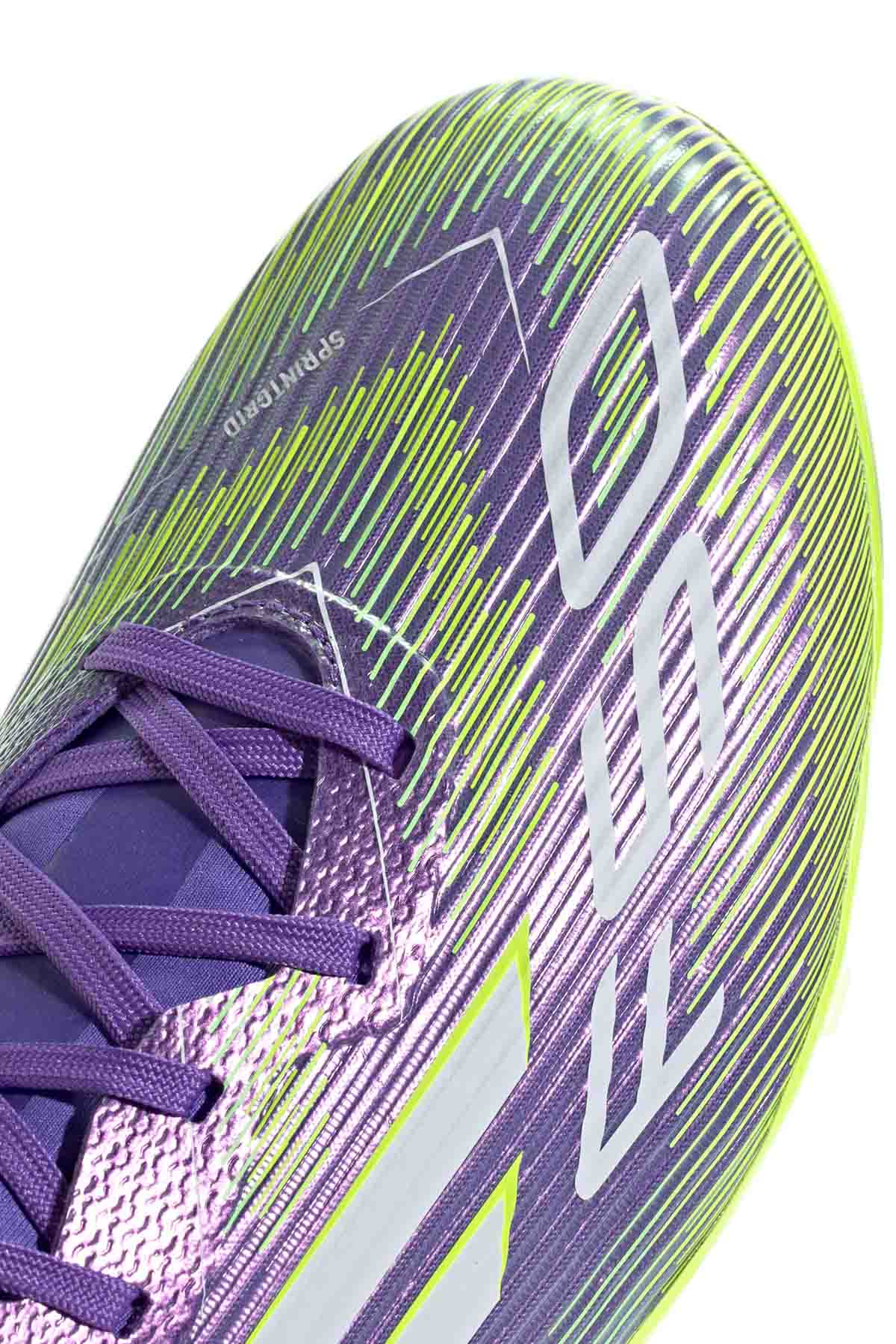 adidas F50 LEAGUE FG/MG Mor Erkek Krampon - Görsel 7