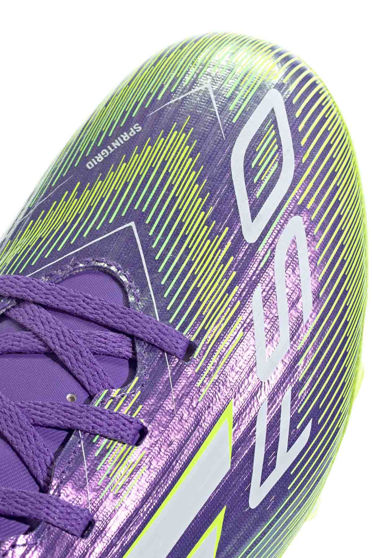 adidas F50 CLUB FG/MG Mor Erkek Krampon - Görsel 7