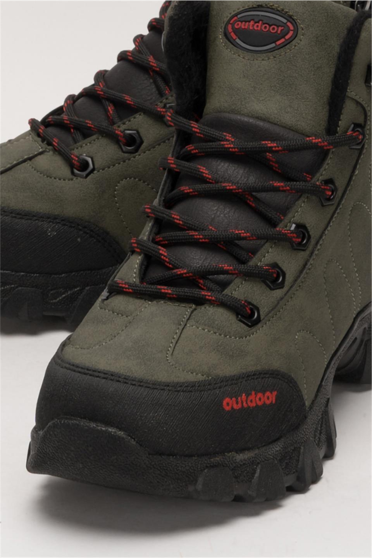 Soğuk Geçirmez Unisex Uzun Outdoor Trekking Bot Ayakkabı HAKİ - Görsel 7