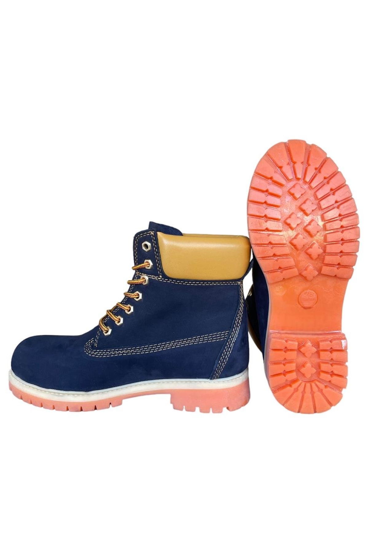 Hakiki Deri Nubuk Erkek Bot LACİVERT - Görsel 6