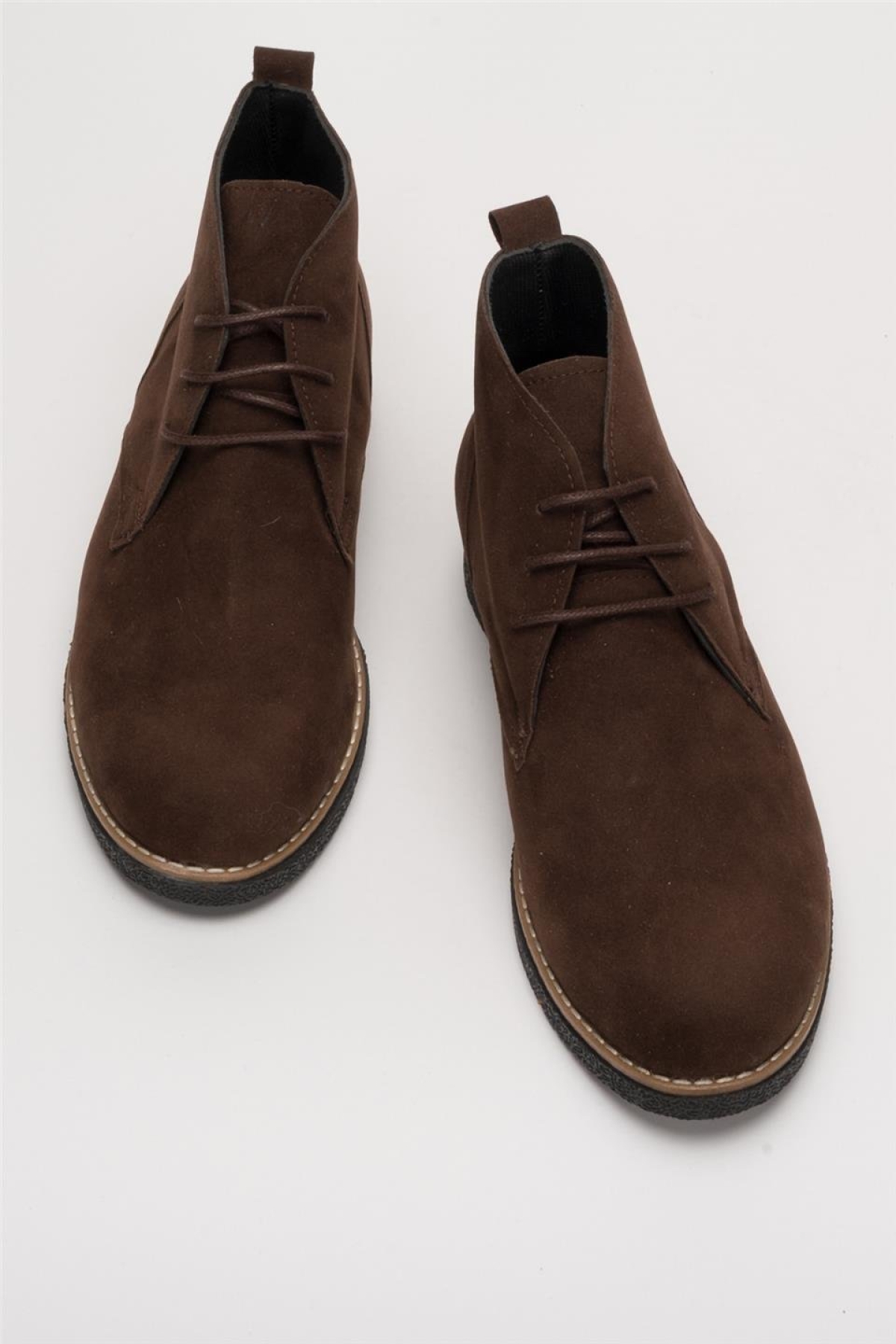 Klasik Bağcıklı Bilekte Erkek Bot KUM - Görsel 8