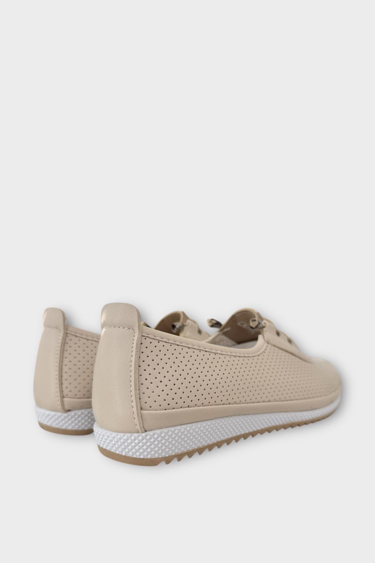 Ortopedik Hava Alan Yumuşak Tabanlı Günlük Anne Babet BEJ - Görsel 6