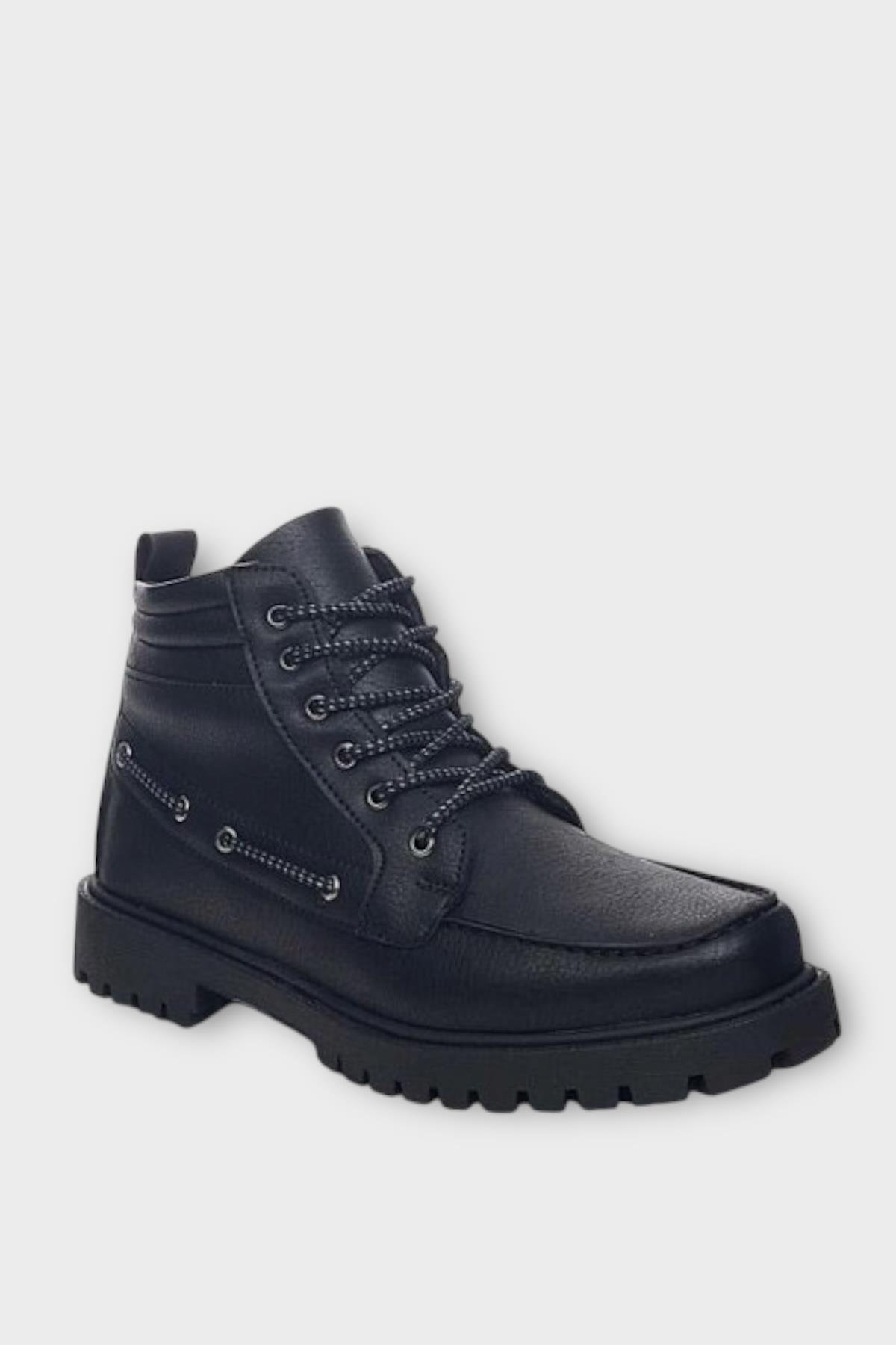 Erkek Retro Klasik Bot SİYAH - Görsel 3