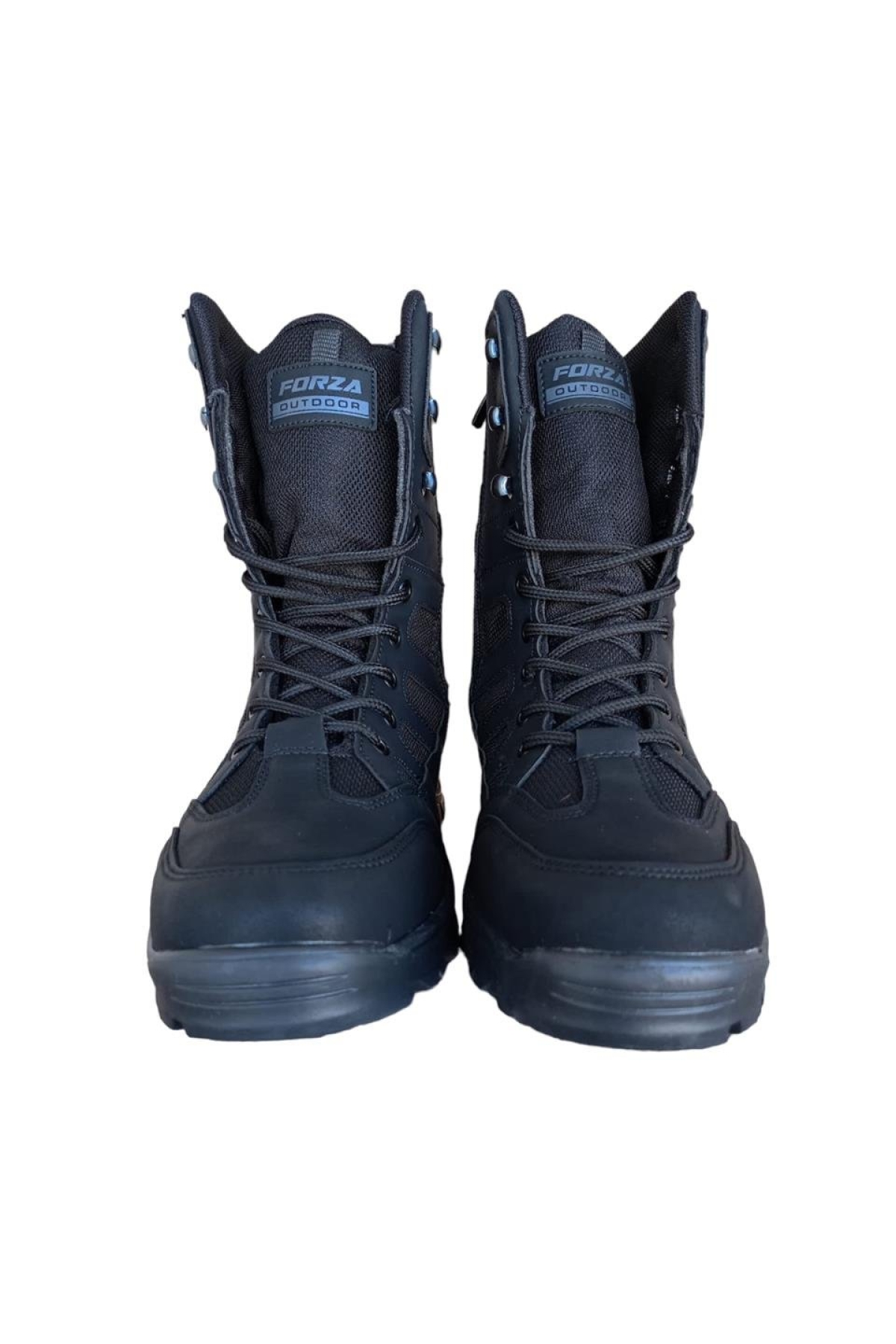 Fermuarlı Bağcıklı Erkek Uzun Bot SİYAH - Görsel 8