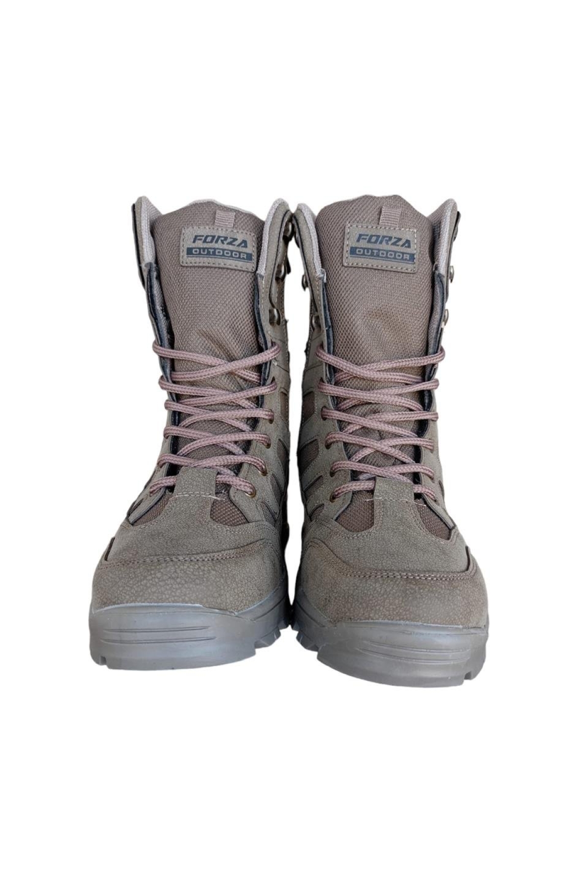 Fermuarlı Bağcıklı Erkek Uzun Bot VİZON - Görsel 6