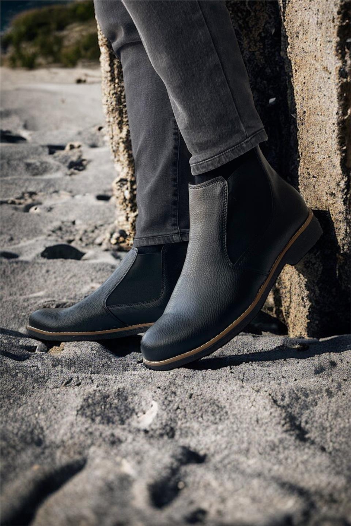 Bilekte Klasik Erkek Chelsea Bot SİYAH - Görsel 10